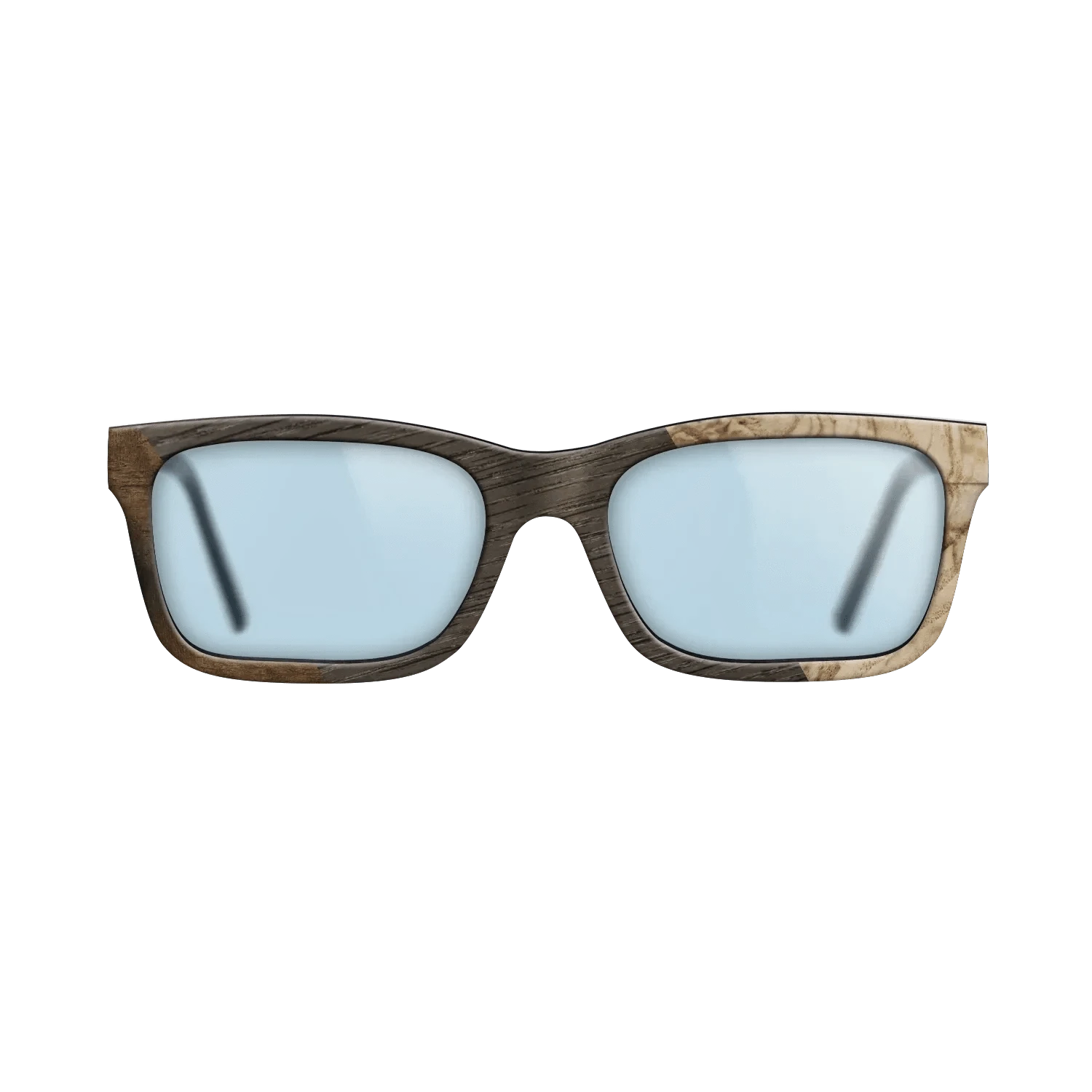 Koa,Fumed Oak,Olive Burl,Fumed Eucalyptus: Angle Cut - The Sage - Rectangle - 1144 - SIRIS wood optic