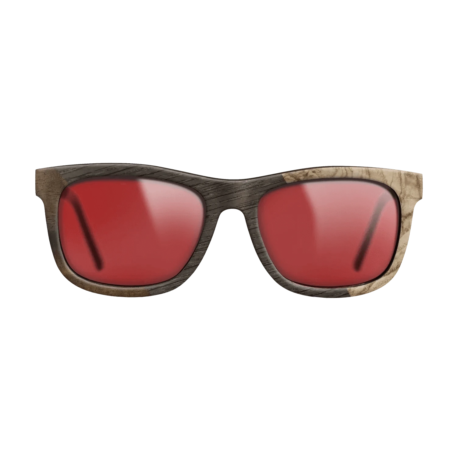 Koa,Fumed Oak,Olive Burl,Fumed Eucalyptus: Angle Cut - The Hero - Square - 1144 - SIRIS wood optic