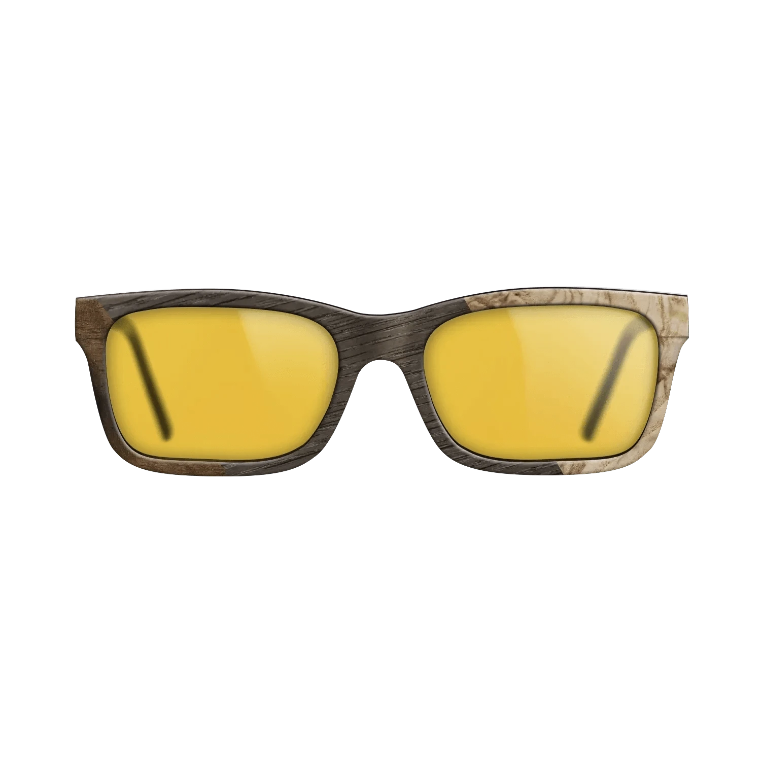 Koa,Fumed Oak,Olive Burl,Fumed Eucalyptus: Angle Cut - The Sage - Rectangle - 1144 - SIRIS wood optic