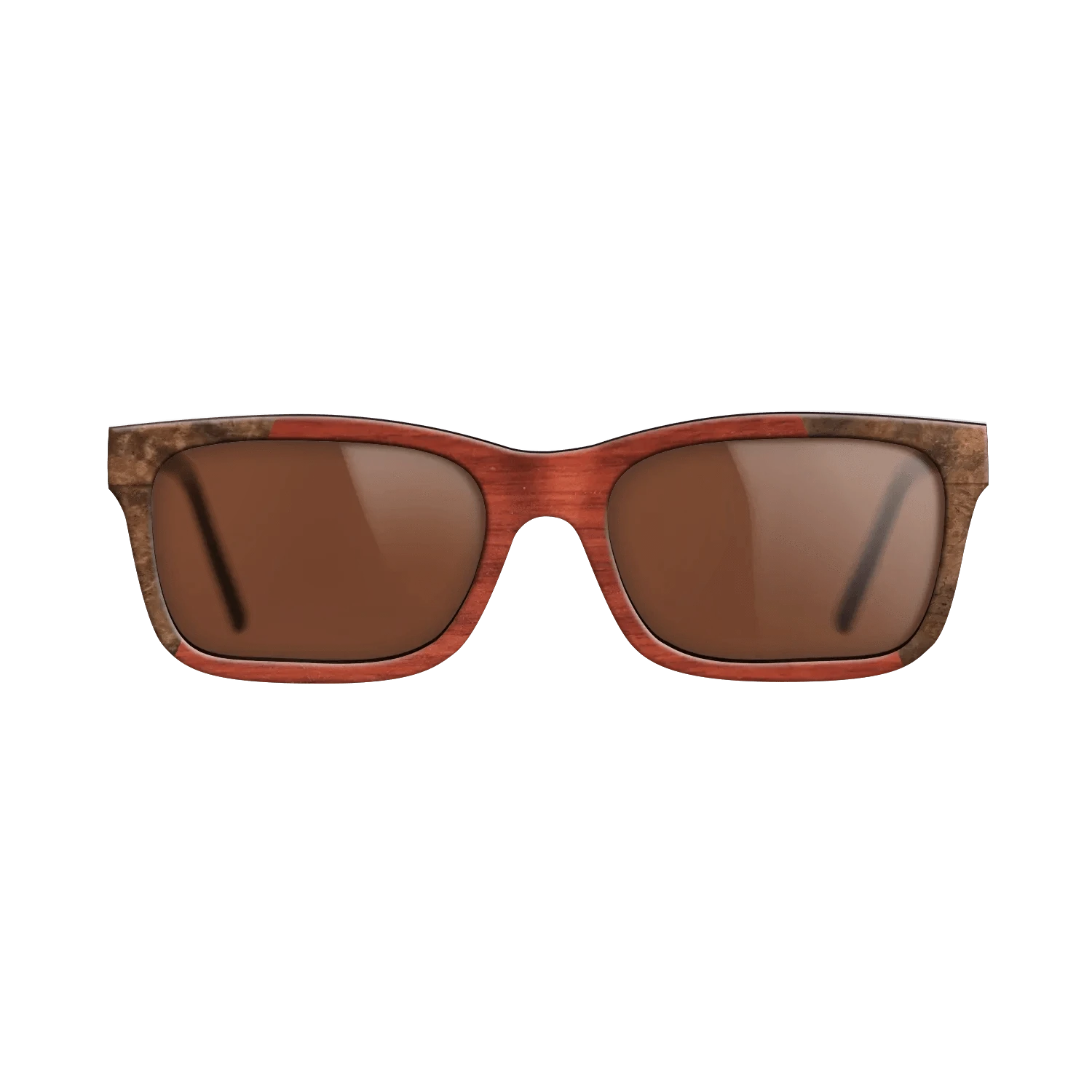Koa,Walnut Burl,Poplar Dyed: Red: Recursive - The Sage - Rectangle - 970 - SIRIS wood optic