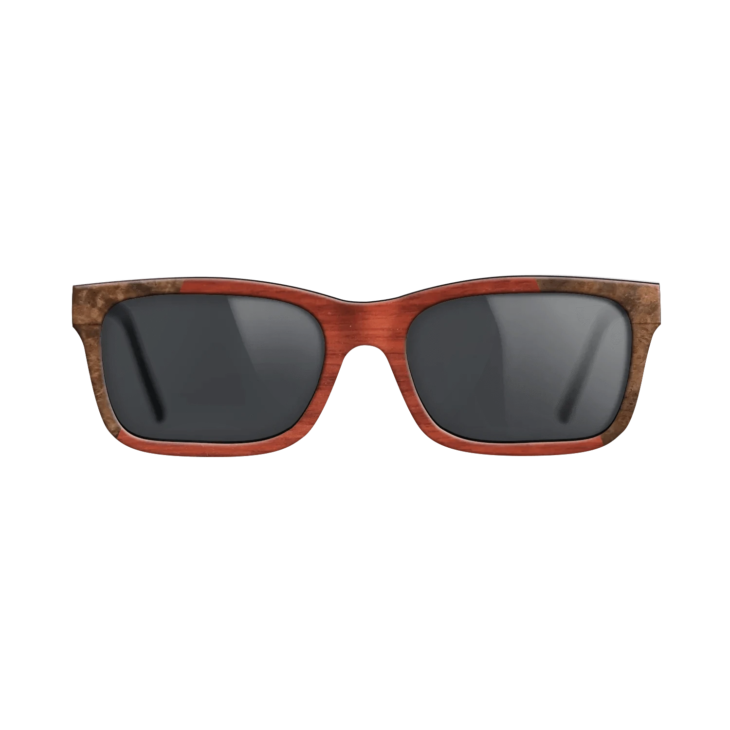 Koa,Walnut Burl,Poplar Dyed: Red: Recursive - The Sage - Rectangle - 970 - SIRIS wood optic
