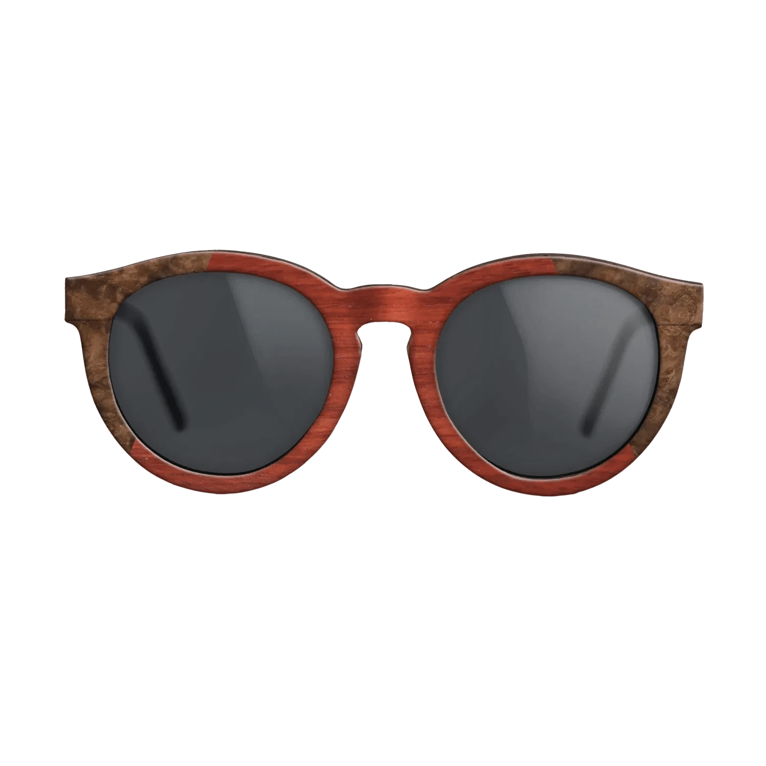 Koa,Walnut Burl,Poplar Dyed: Red: Recursive - The Rebel - Round - 970 - SIRIS wood optic