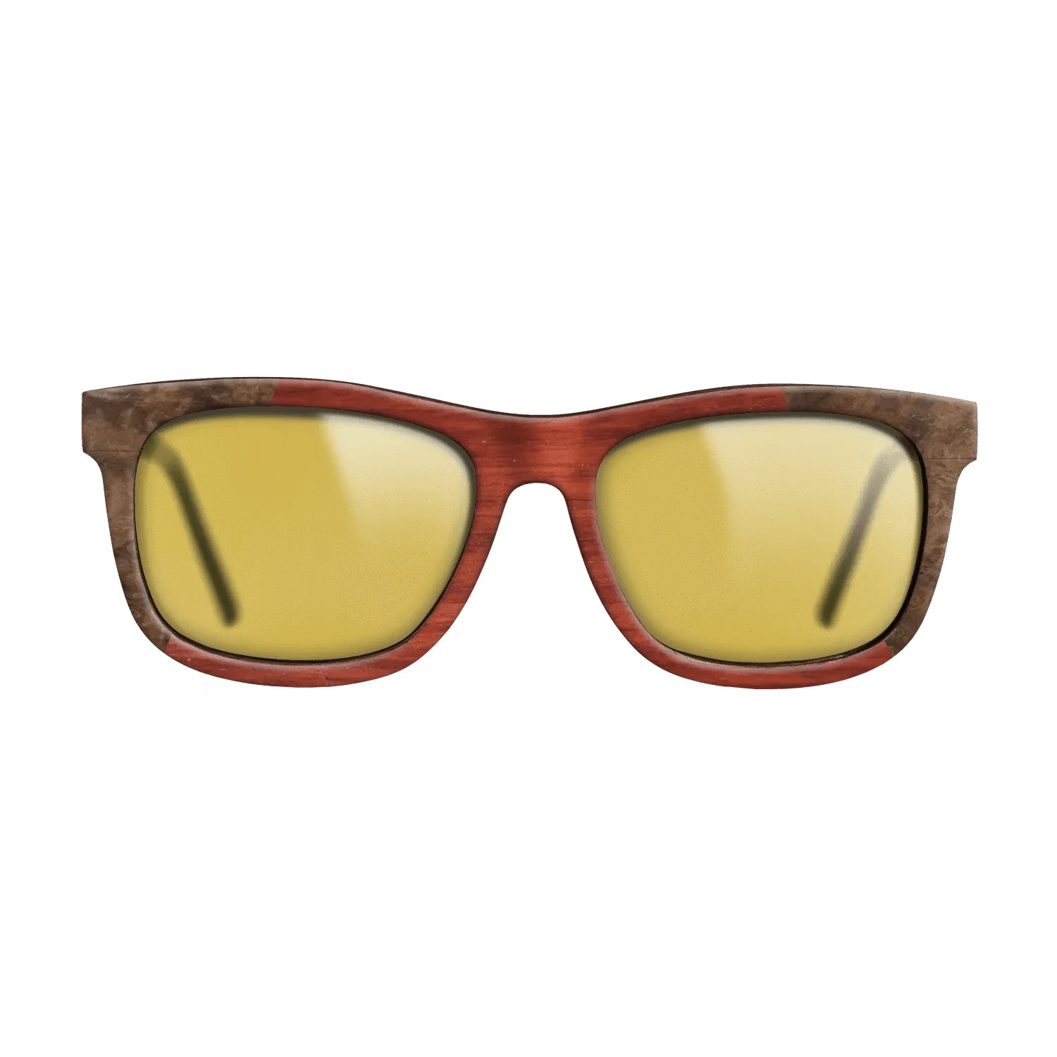 Koa,Walnut Burl,Poplar Dyed: Red: Recursive - The Hero - Square - 970 - SIRIS wood optic