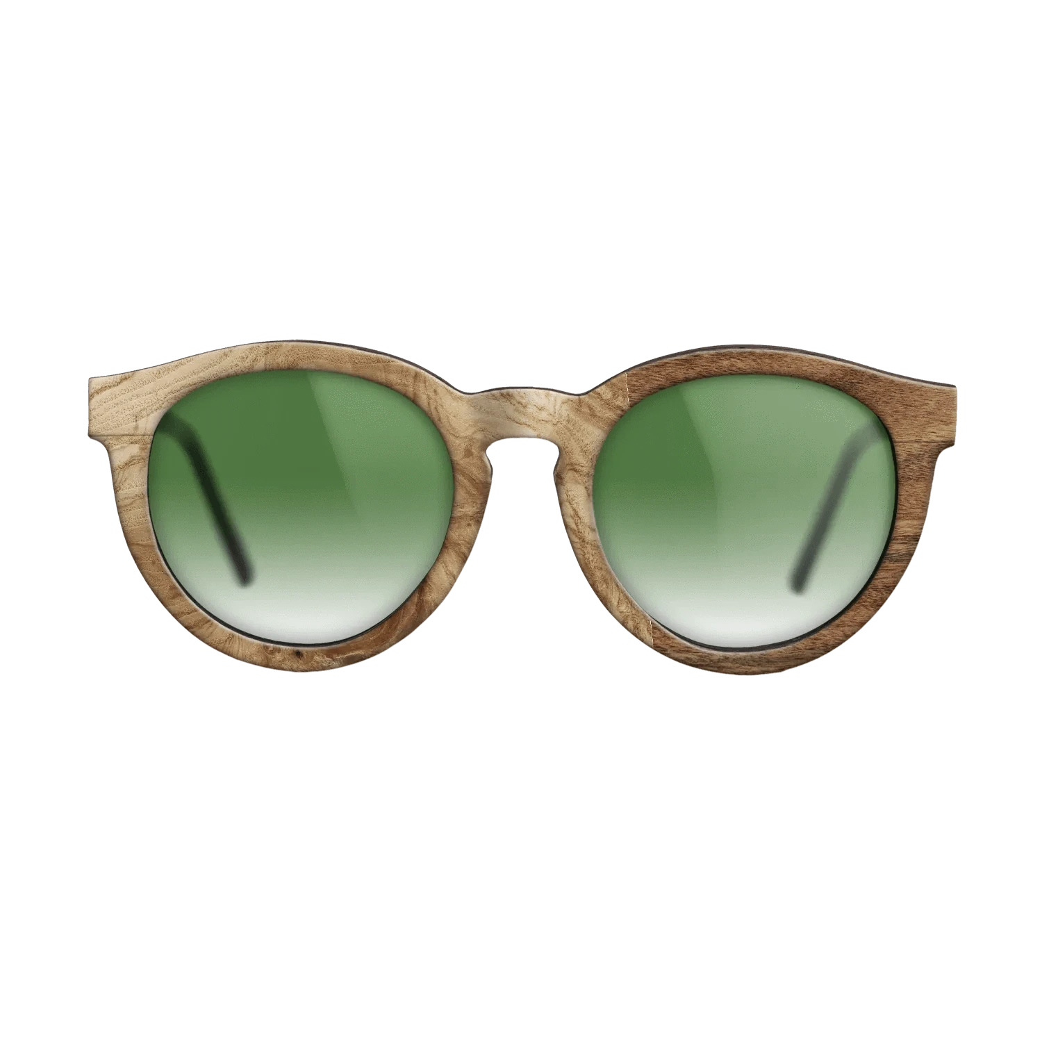 Poplar Dyed: Grey,Olive Burl,Santos Rosewood Light: Patch - The Rebel - Round - 783 - SIRIS wood optic