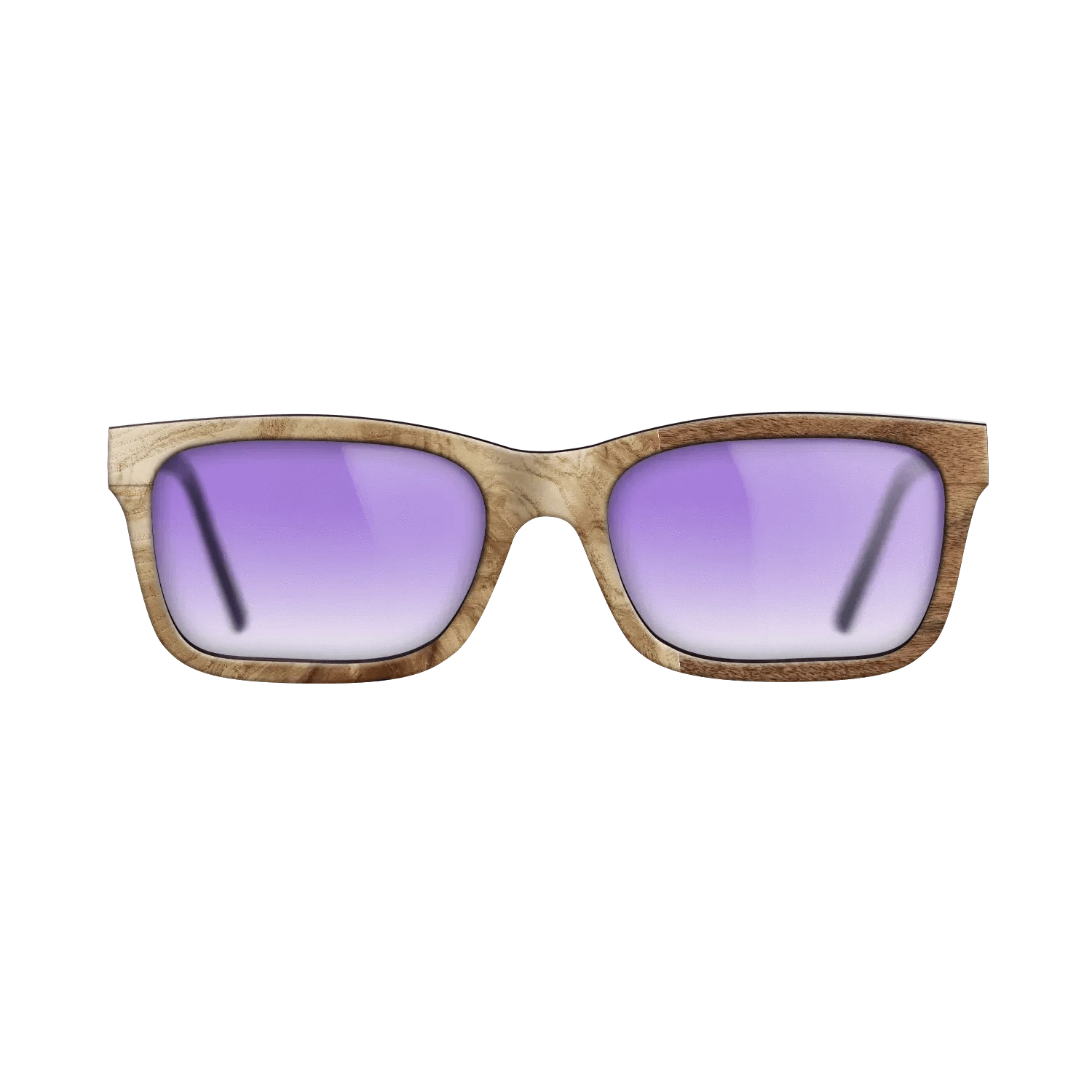 Poplar Dyed: Grey,Olive Burl,Santos Rosewood Light: Patch - The Sage - Rectangle - 783 - SIRIS wood optic