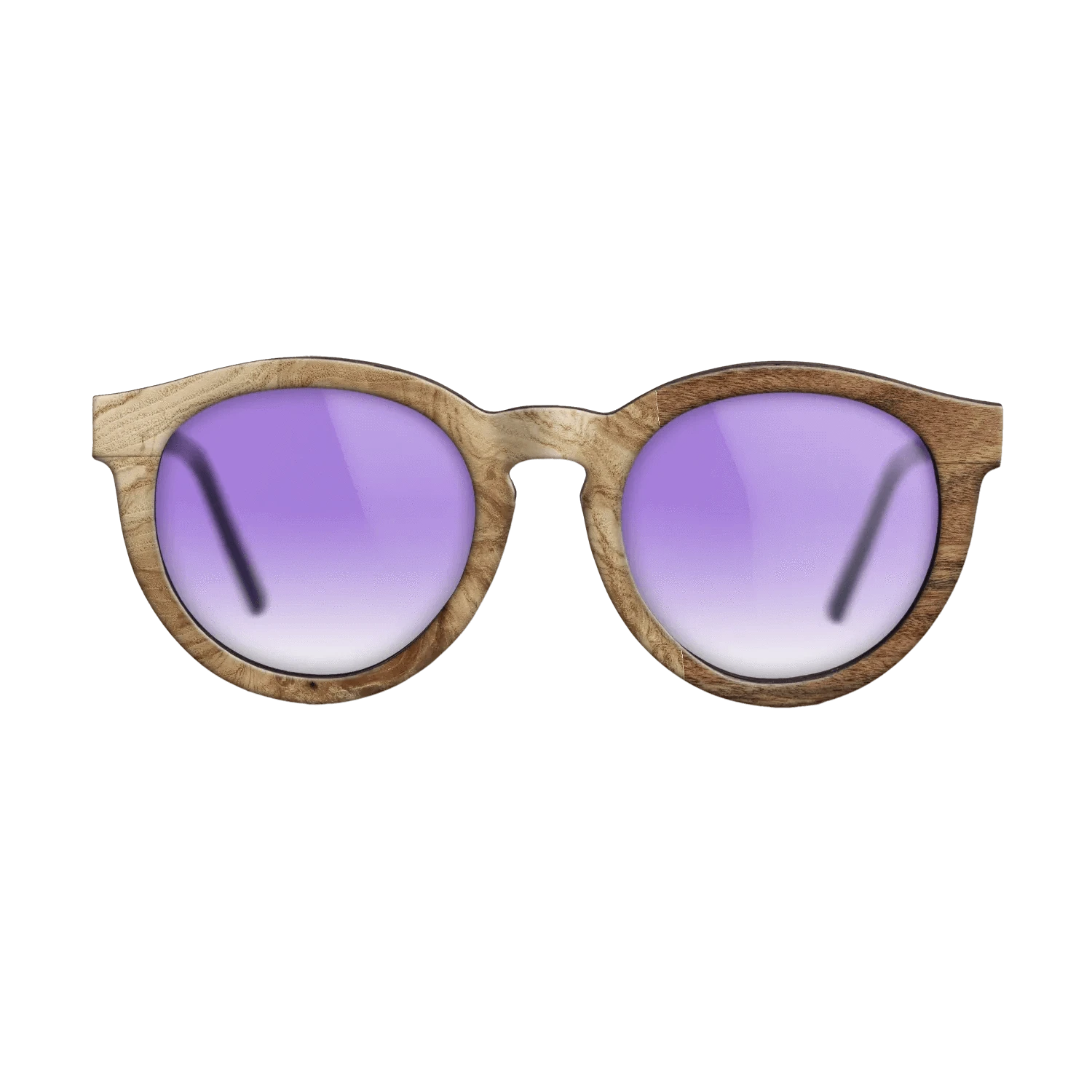 Poplar Dyed: Grey,Olive Burl,Santos Rosewood Light: Patch - The Rebel - Round - 783 - SIRIS wood optic