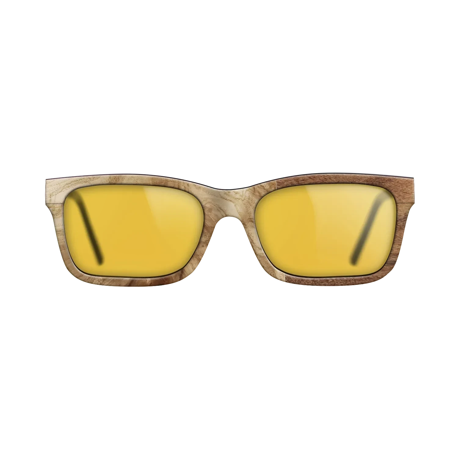 Poplar Dyed: Grey,Olive Burl,Santos Rosewood Light: Patch - The Sage - Rectangle - 783 - SIRIS wood optic