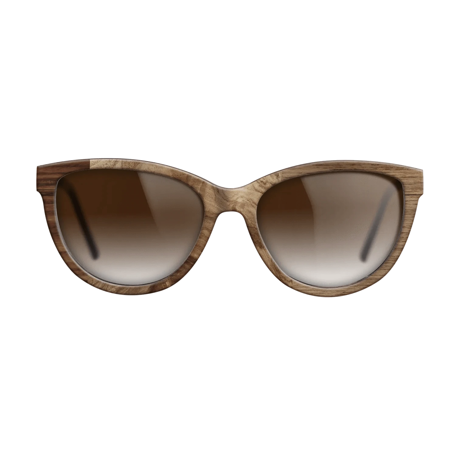 Walnut Claro Light,Olive Burl,Santos Rosewood Dark,Walnut: Straight Grain: Patch - The Maiden - Cat - 1876 - SIRIS wood optic