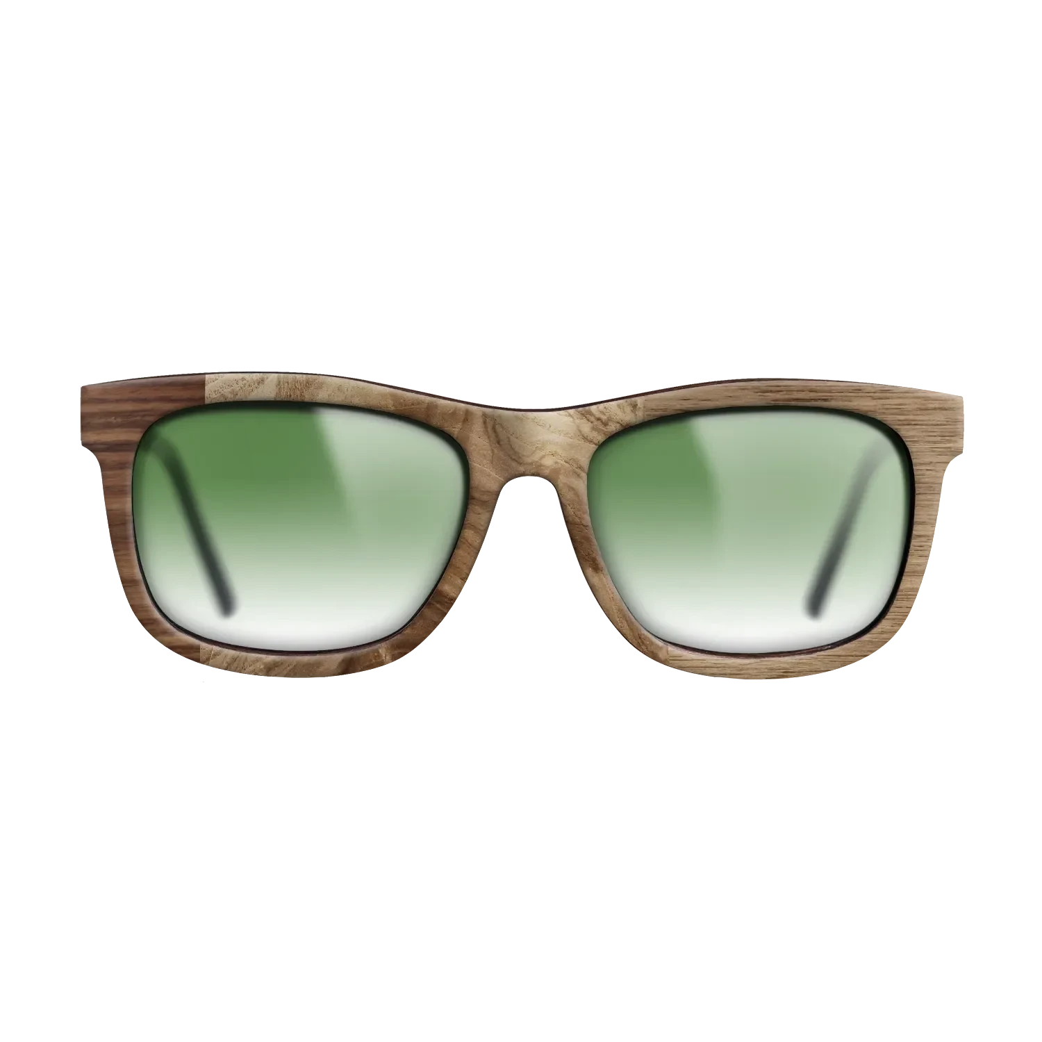 Walnut Claro Light,Olive Burl,Santos Rosewood Dark,Walnut: Straight Grain: Patch - The Hero - Square - 1876 - SIRIS wood optic
