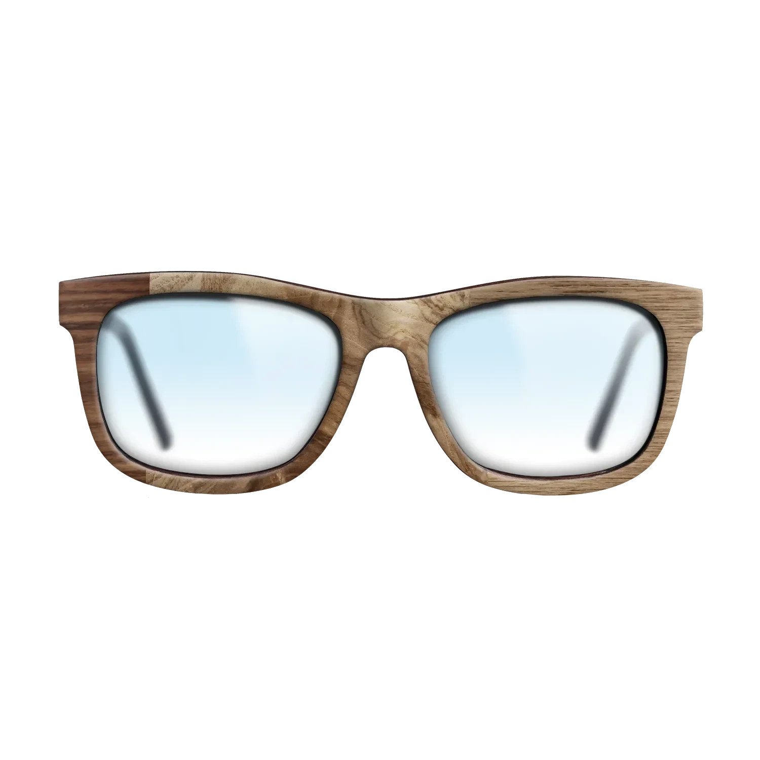 Walnut Claro Light,Olive Burl,Santos Rosewood Dark,Walnut: Straight Grain: Patch - The Hero - Square - 1876 - SIRIS wood optic