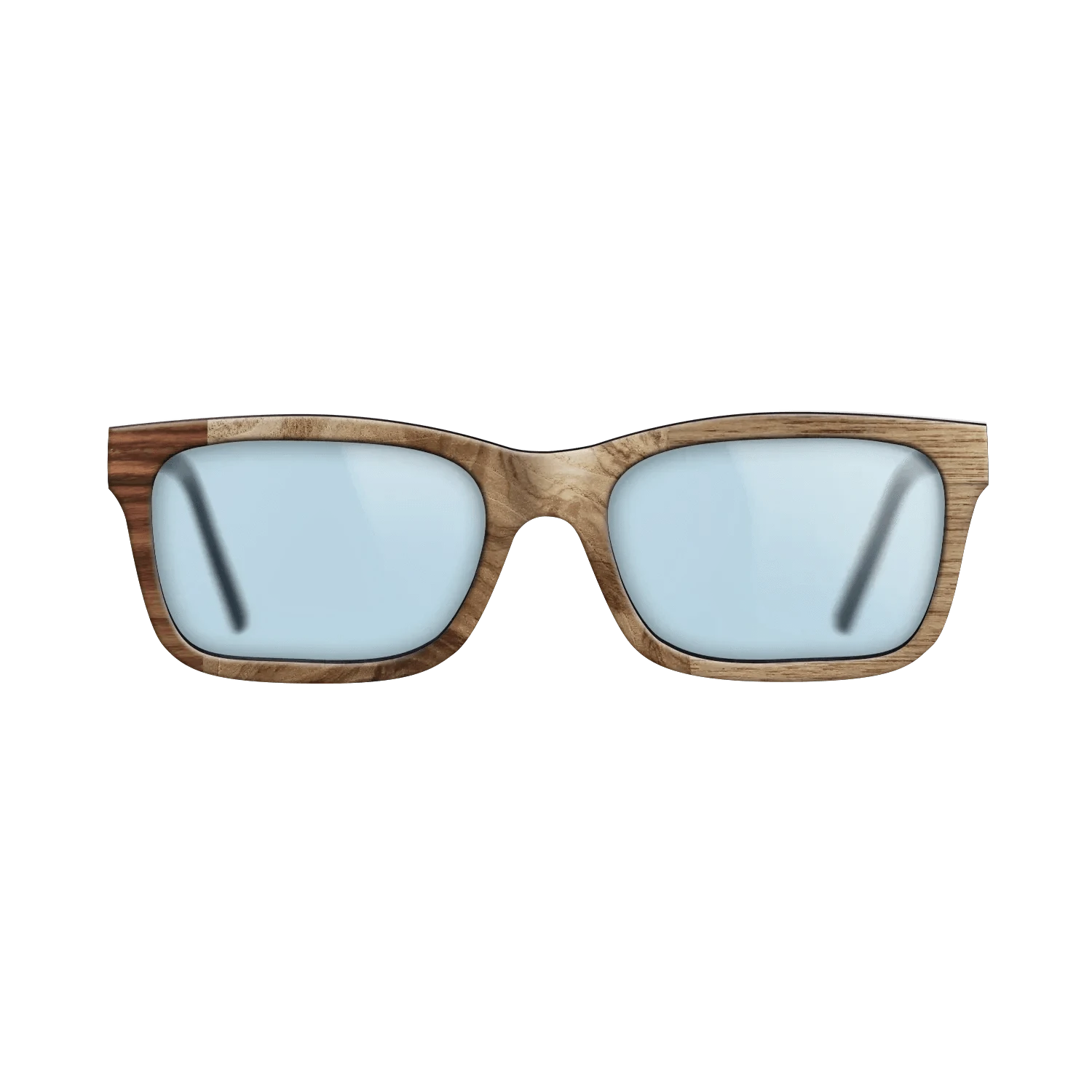 Walnut Claro Light,Olive Burl,Santos Rosewood Dark,Walnut: Straight Grain: Patch - The Sage - Rectangle - 1876 - SIRIS wood optic