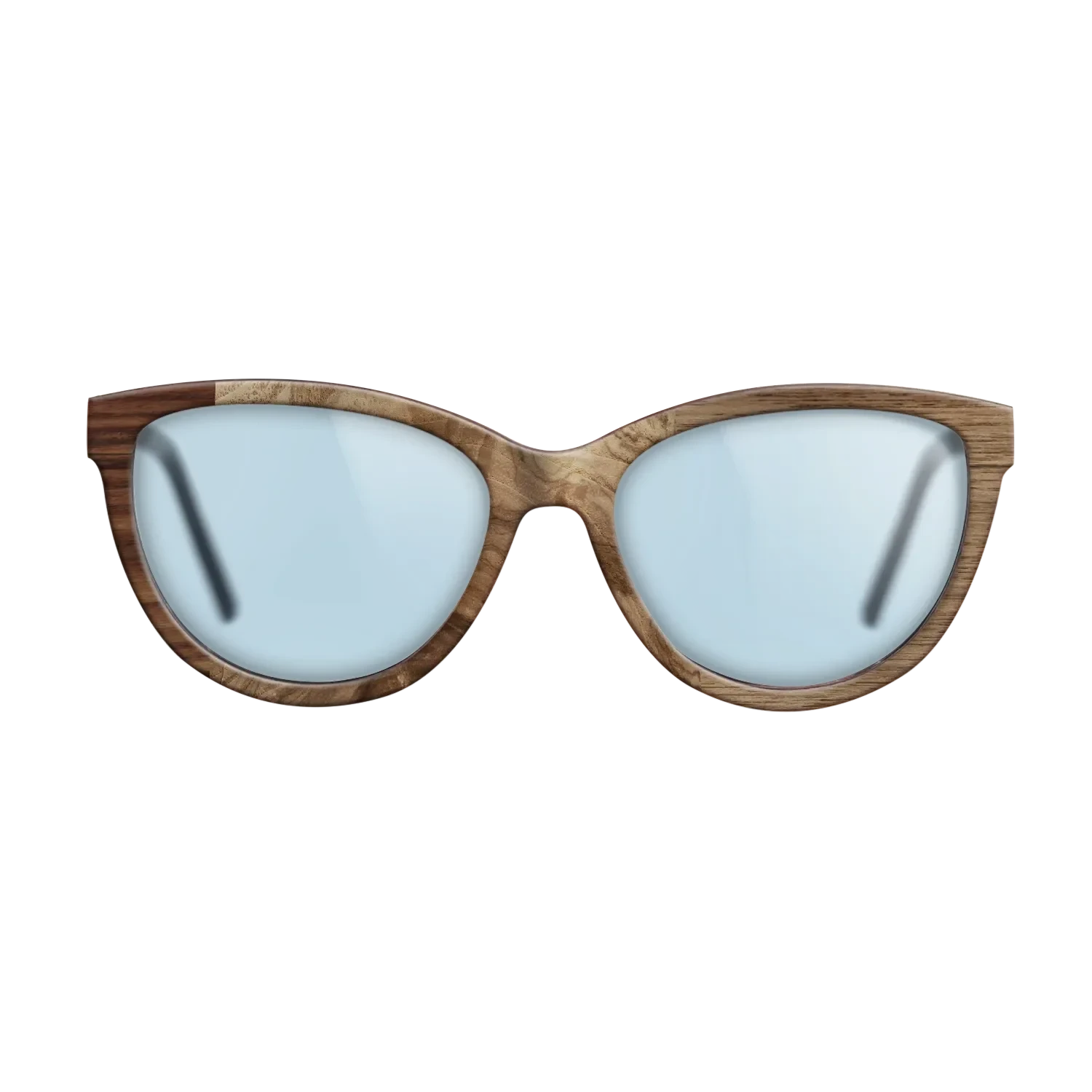 Walnut Claro Light,Olive Burl,Santos Rosewood Dark,Walnut: Straight Grain: Patch - The Maiden - Cat - 1876 - SIRIS wood optic