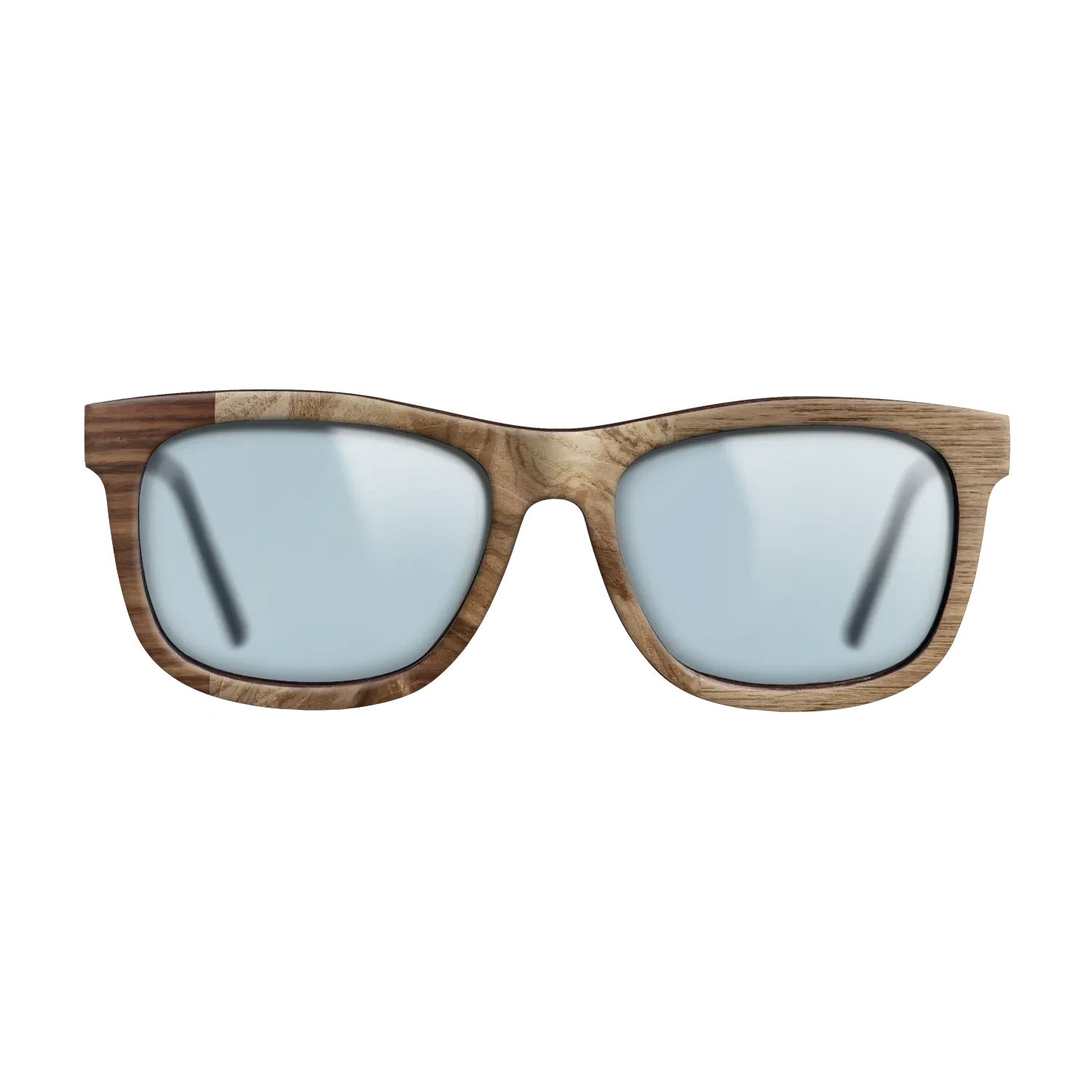 Walnut Claro Light,Olive Burl,Santos Rosewood Dark,Walnut: Straight Grain: Patch - The Hero - Square - 1876 - SIRIS wood optic