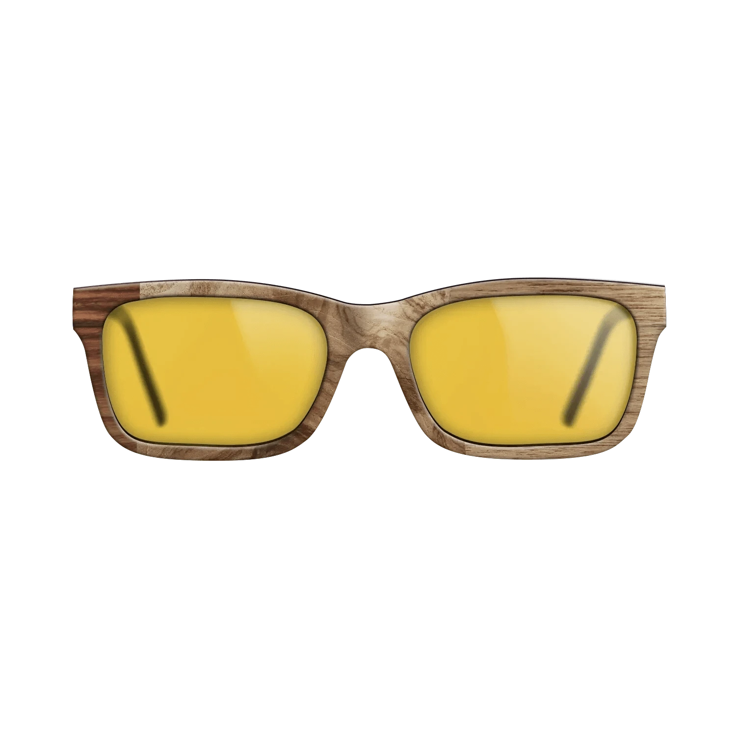 Walnut Claro Light,Olive Burl,Santos Rosewood Dark,Walnut: Straight Grain: Patch - The Sage - Rectangle - 1876 - SIRIS wood optic