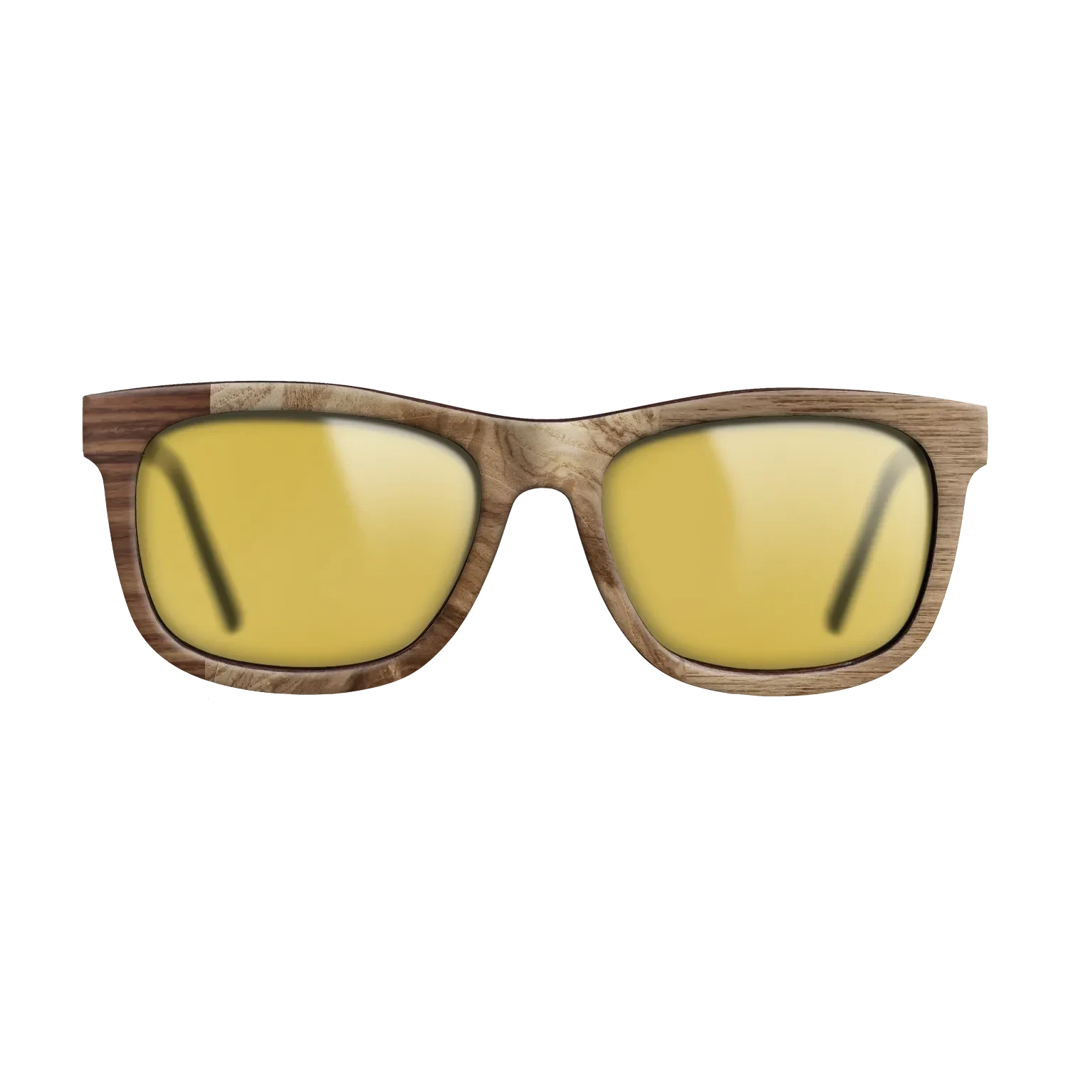 Walnut Claro Light,Olive Burl,Santos Rosewood Dark,Walnut: Straight Grain: Patch - The Hero - Square - 1876 - SIRIS wood optic