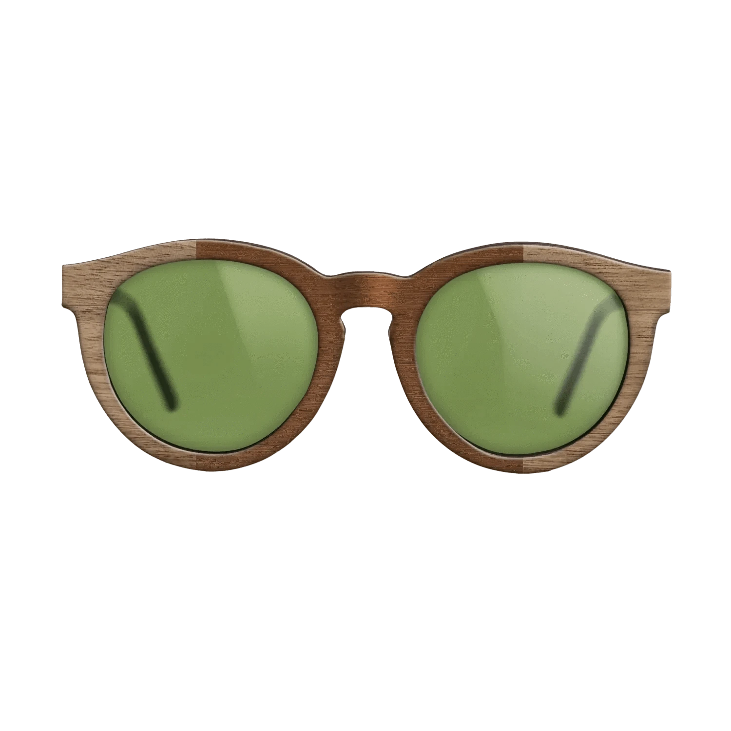 Olive Burl,Wenge,Santos Rosewood Light: Patch - The Rebel - Round - 1439 - SIRIS wood optic