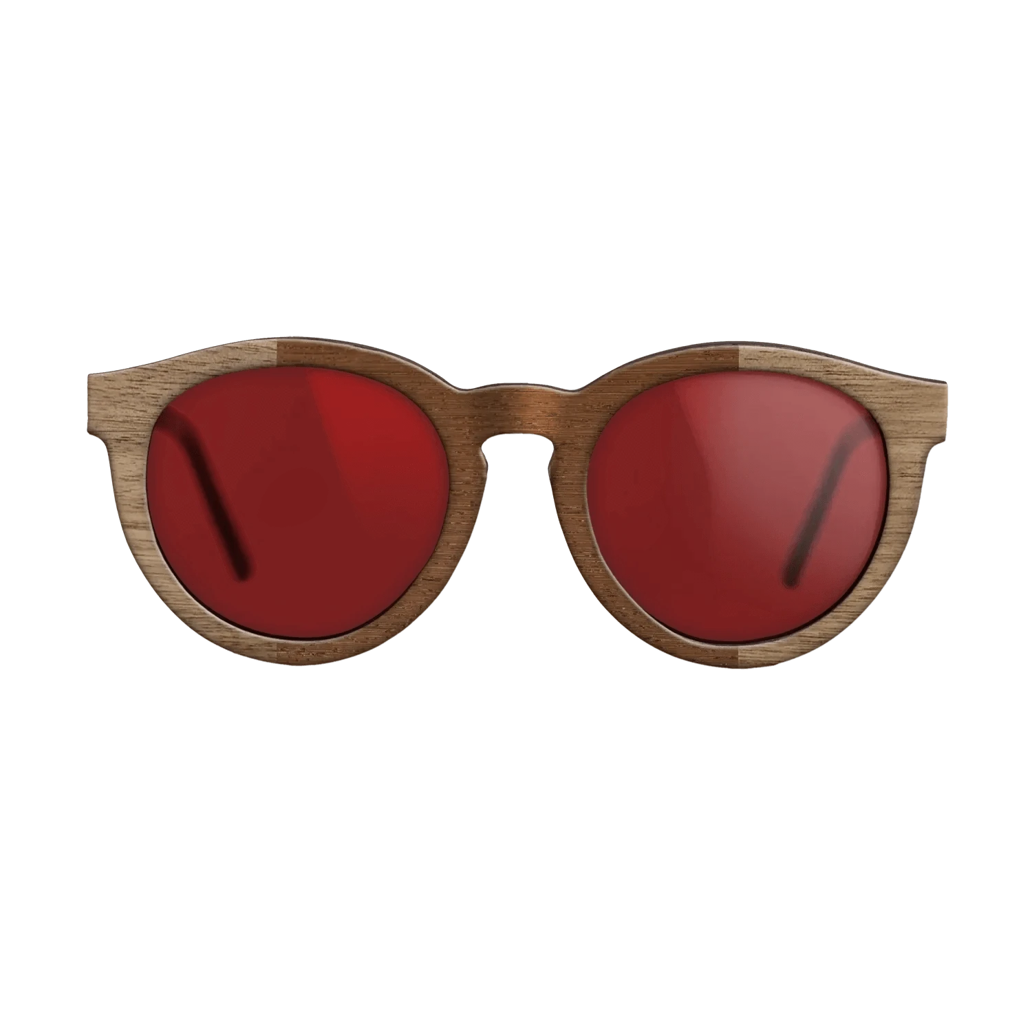 Olive Burl,Wenge,Santos Rosewood Light: Patch - The Rebel - Round - 1439 - SIRIS wood optic