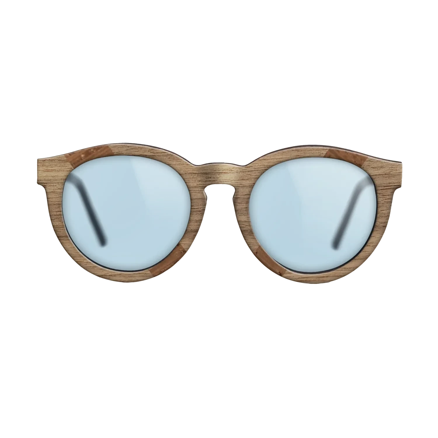 Walnut Claro Light,Walnut: Straight Grain,Louro Preto: Recursive - The Rebel - Round - 906 - SIRIS wood optic