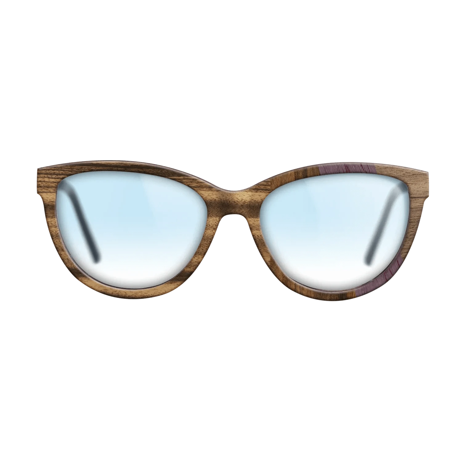 Santos Rosewood Dark,Louro Preto,Purpleheart,Fumed Eucalyptus,Walnut: Straight Grain,Kingwood: Angle Cut - The Maiden - Cat - 1489 - SIRIS wood optic