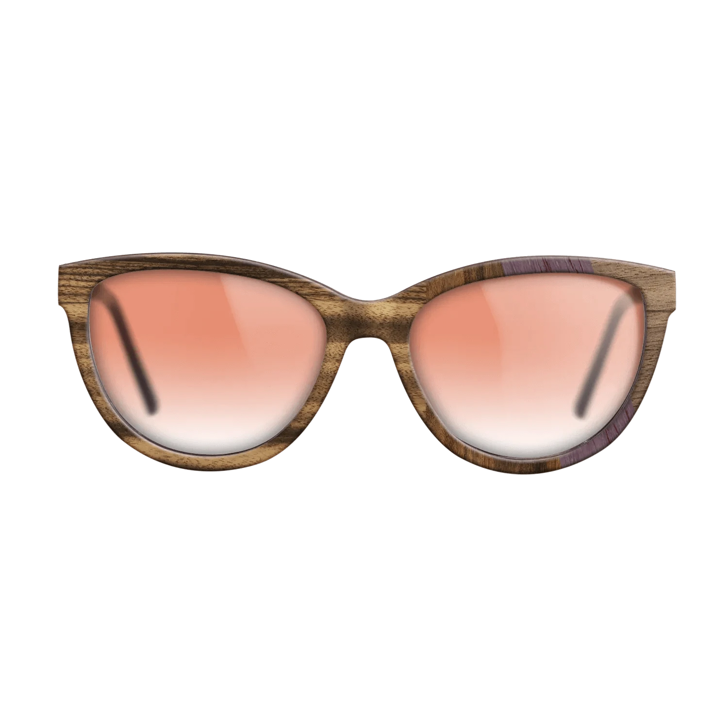 Santos Rosewood Dark,Louro Preto,Purpleheart,Fumed Eucalyptus,Walnut: Straight Grain,Kingwood: Angle Cut - The Maiden - Cat - 1489 - SIRIS wood optic