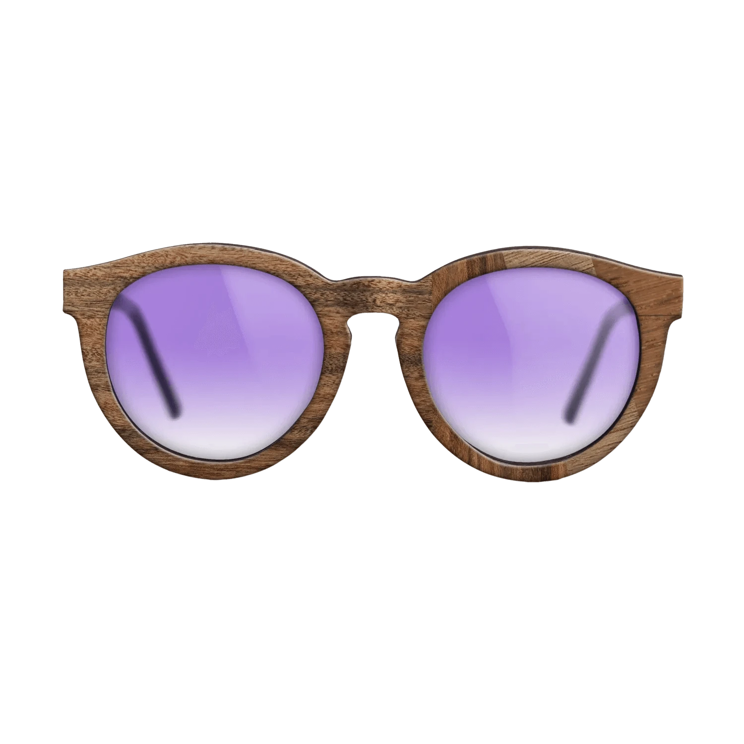 Walnut: Straight Grain,Santos Rosewood Dark,Wenge,East Indian Rosewood: Angle Cut - The Rebel - Round - 1429 - SIRIS wood optic