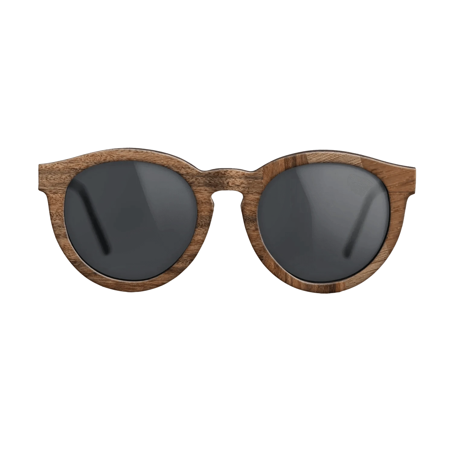 Walnut: Straight Grain,Santos Rosewood Dark,Wenge,East Indian Rosewood: Angle Cut - The Rebel - Round - 1429 - SIRIS wood optic