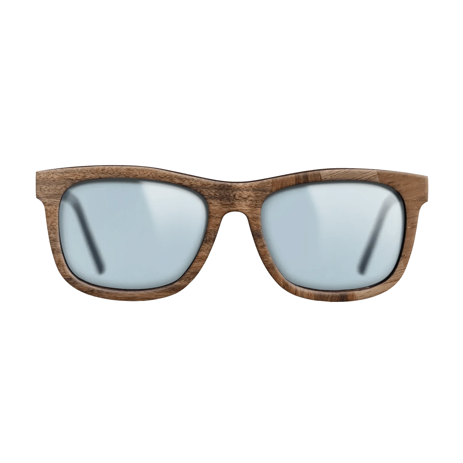 Walnut: Straight Grain,Santos Rosewood Dark,Wenge,East Indian Rosewood: Angle Cut - The Hero - Square - 1429 - SIRIS wood optic