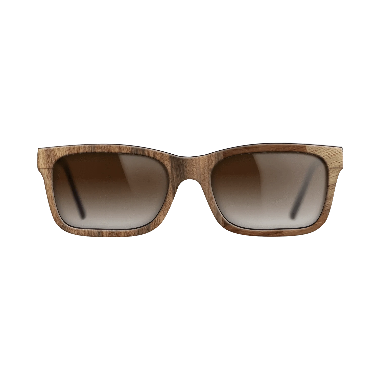Ziricote Dark Quartered,Santos Rosewood Dark,Wenge,Walnut: Straight Grain: Angle Cut - The Sage - Rectangle - 1668 - SIRIS wood optic