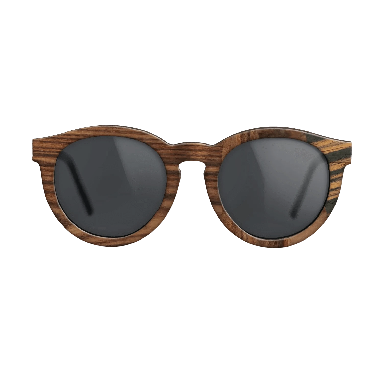 Koa,Santos Rosewood Dark,Walnut Burl,Italian Ebony: Patch - The Rebel - Round - 1969 - SIRIS wood optic