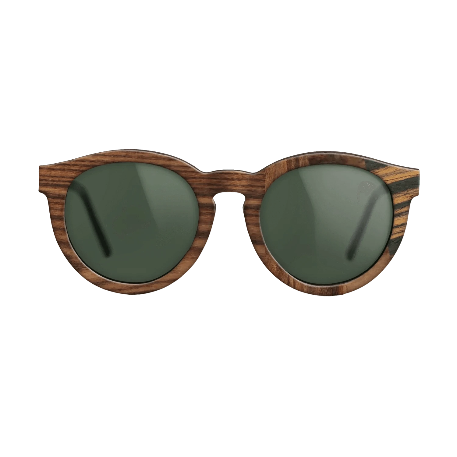 Koa,Santos Rosewood Dark,Walnut Burl,Italian Ebony: Patch - The Rebel - Round - 1969 - SIRIS wood optic