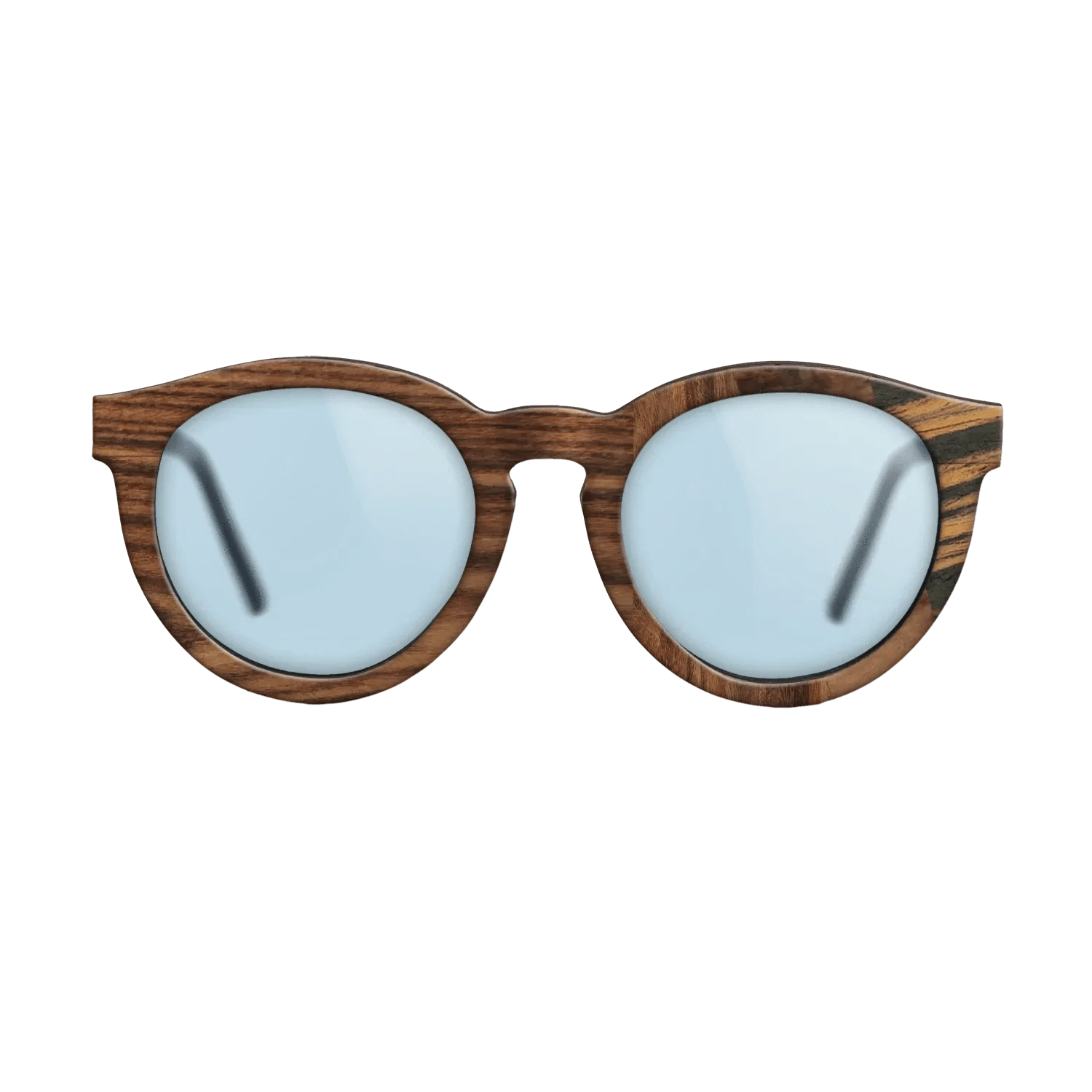 Koa,Santos Rosewood Dark,Walnut Burl,Italian Ebony: Patch - The Rebel - Round - 1969 - SIRIS wood optic