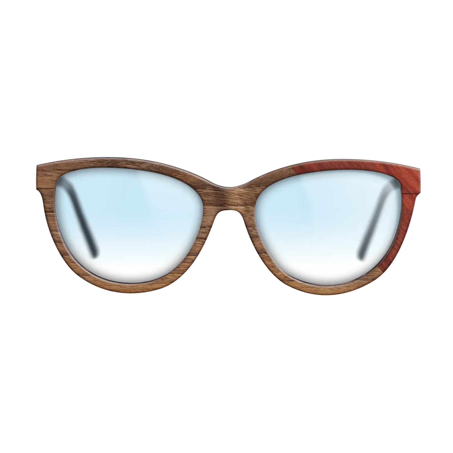 Walnut Claro Light,Poplar Dyed: Red: Dicut - The Maiden - Cat - 705 - SIRIS wood optic