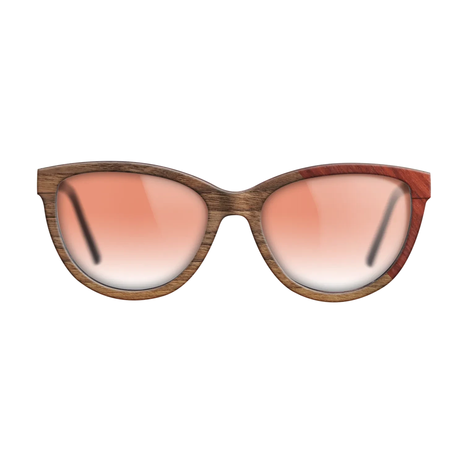 Walnut Claro Light,Poplar Dyed: Red: Dicut - The Maiden - Cat - 705 - SIRIS wood optic