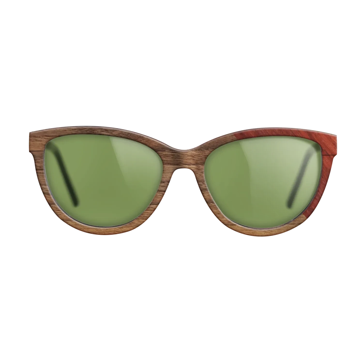 Walnut Claro Light,Poplar Dyed: Red: Dicut - The Maiden - Cat - 705 - SIRIS wood optic