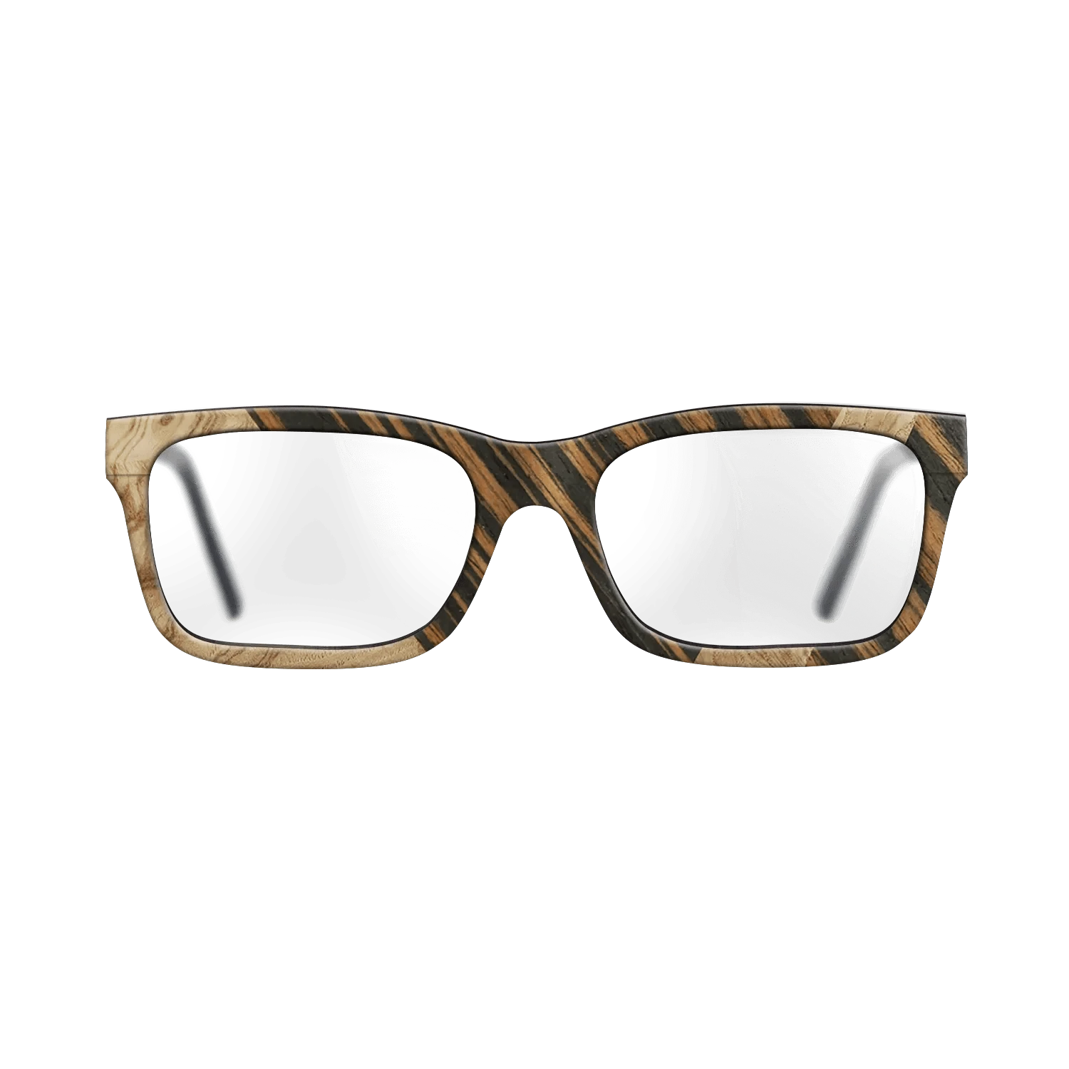 Poplar Dyed: Red,Olive Burl,Italian Ebony: Geometric - The Sage - Rectangle - 680 - SIRIS wood optic