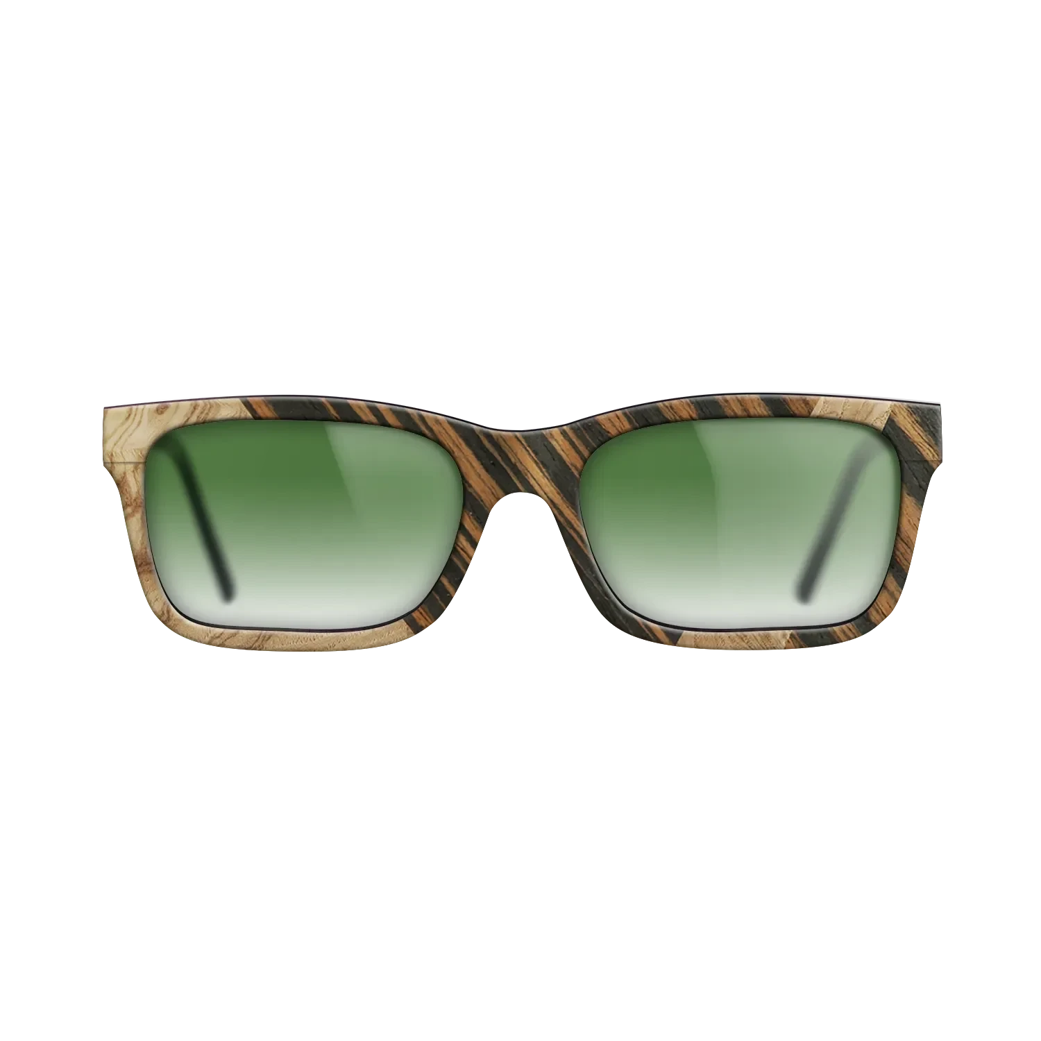 Poplar Dyed: Red,Olive Burl,Italian Ebony: Geometric - The Sage - Rectangle - 680 - SIRIS wood optic