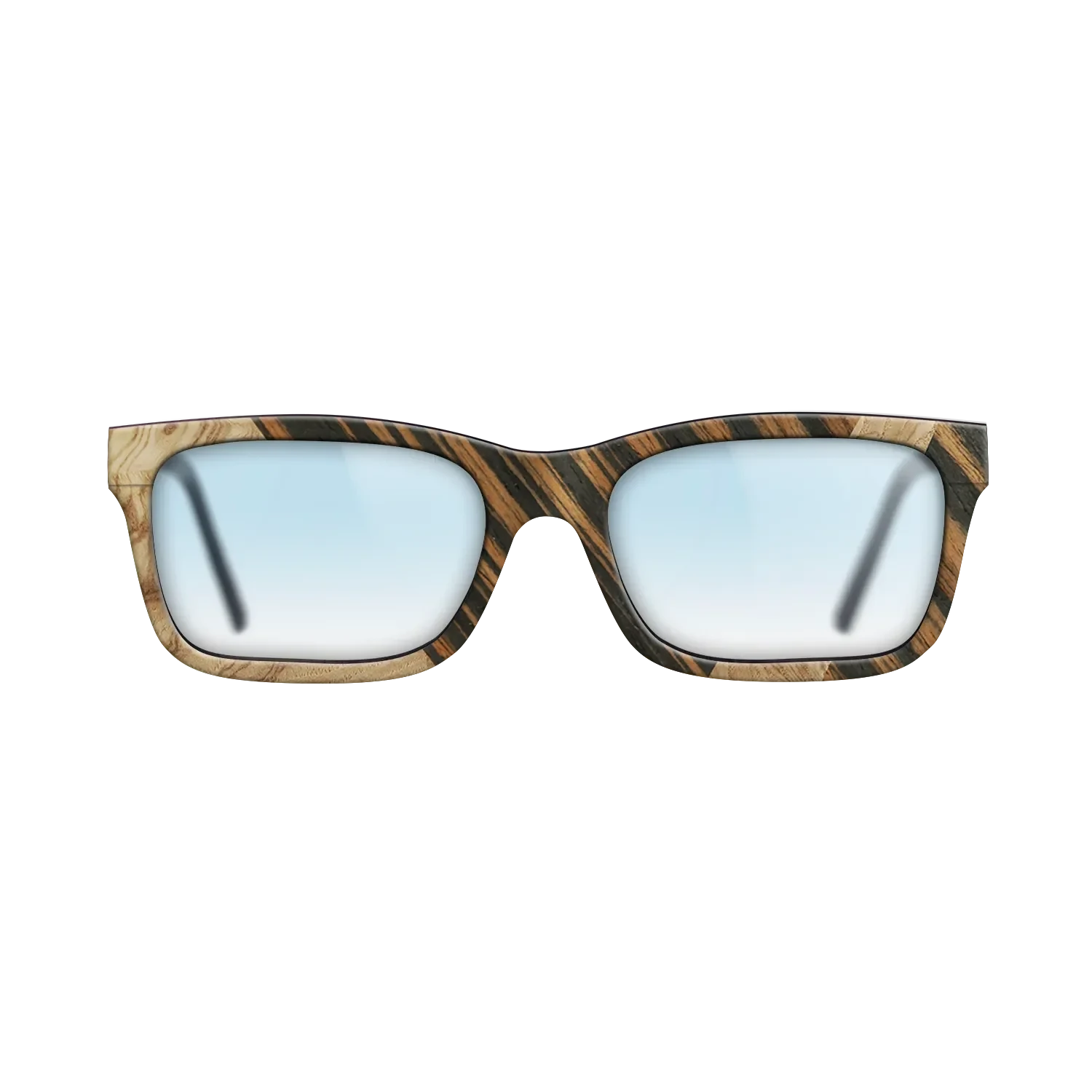 Poplar Dyed: Red,Olive Burl,Italian Ebony: Geometric - The Sage - Rectangle - 680 - SIRIS wood optic