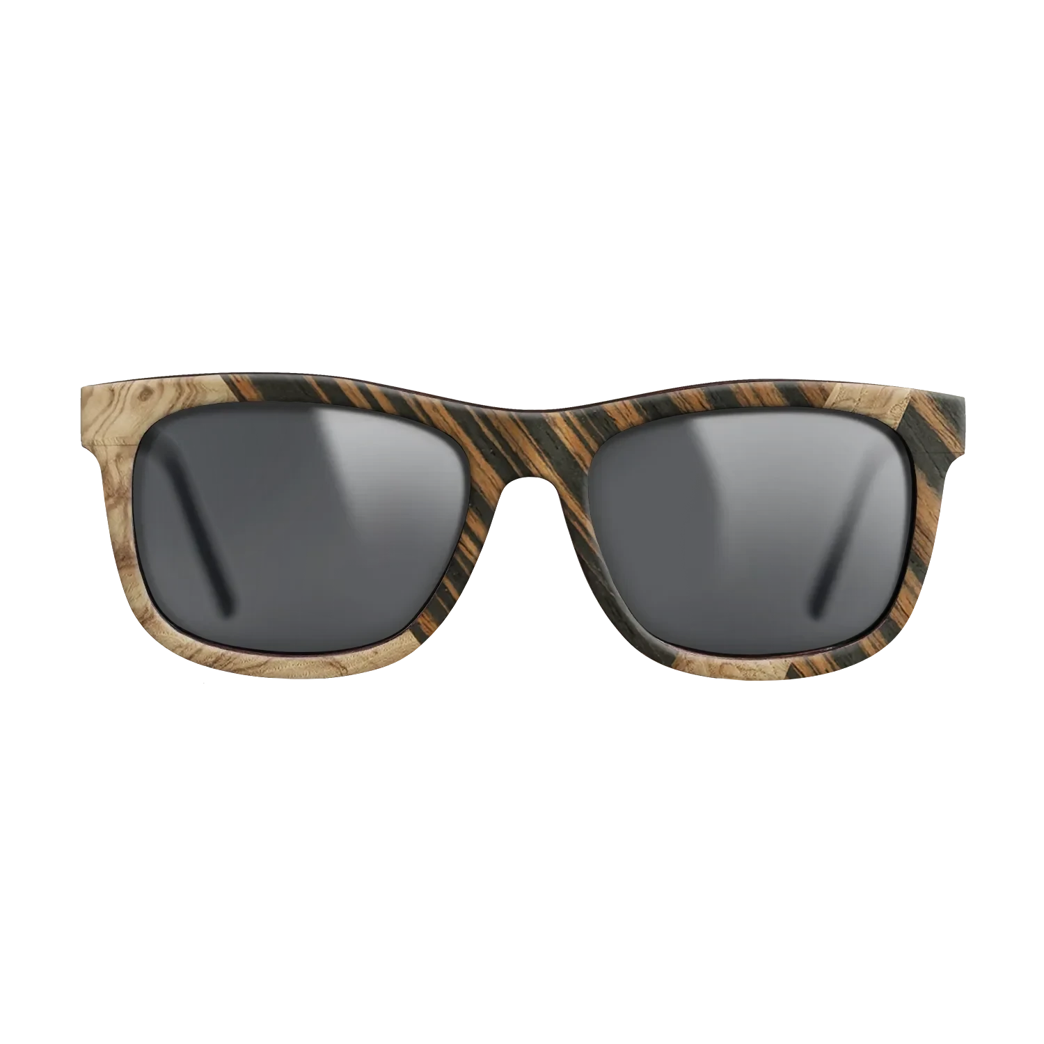Poplar Dyed: Red,Olive Burl,Italian Ebony: Geometric - The Hero - Square - 680 - SIRIS wood optic