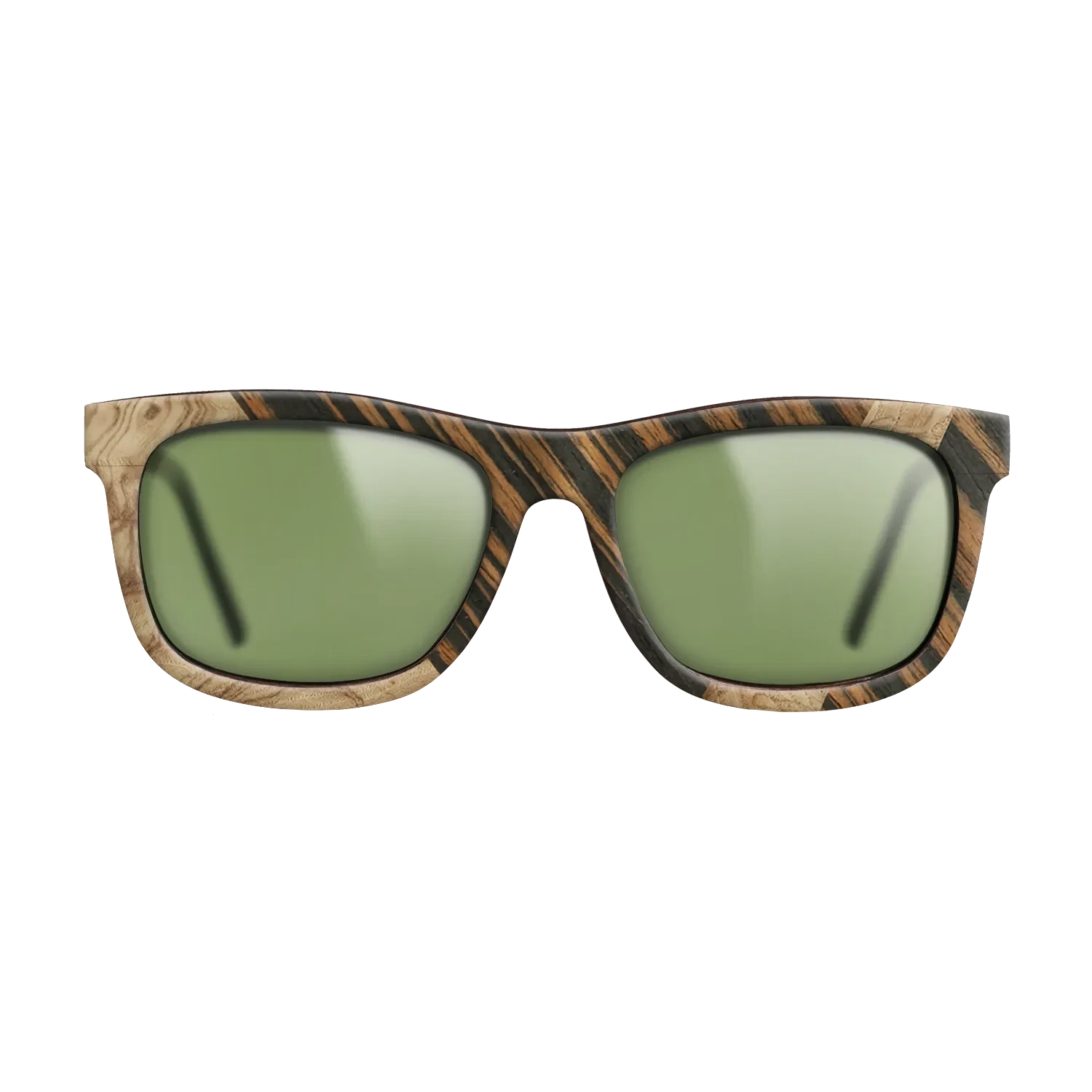 Poplar Dyed: Red,Olive Burl,Italian Ebony: Geometric - The Hero - Square - 680 - SIRIS wood optic