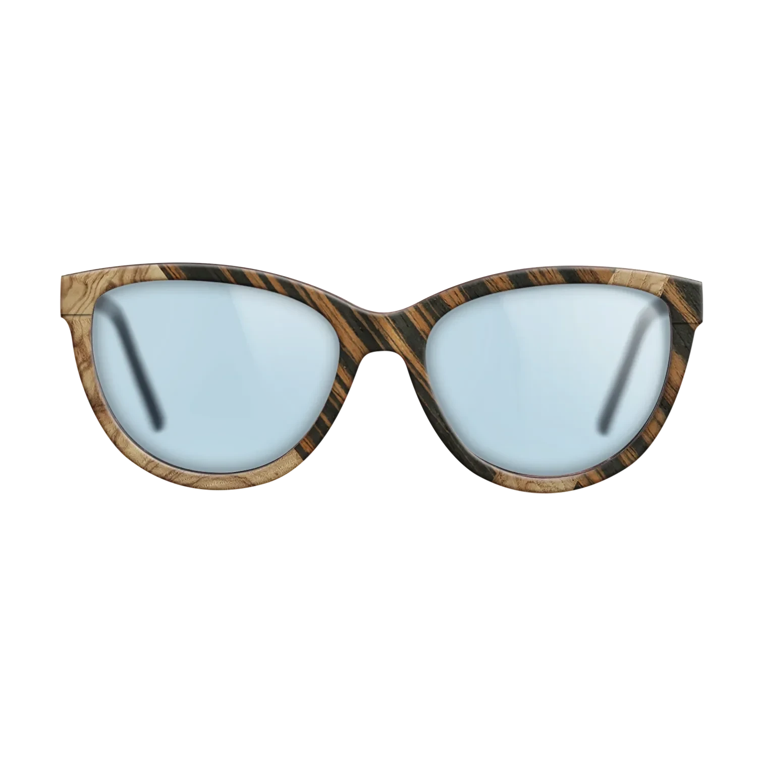 Poplar Dyed: Red,Olive Burl,Italian Ebony: Geometric - The Maiden - Cat - 680 - SIRIS wood optic