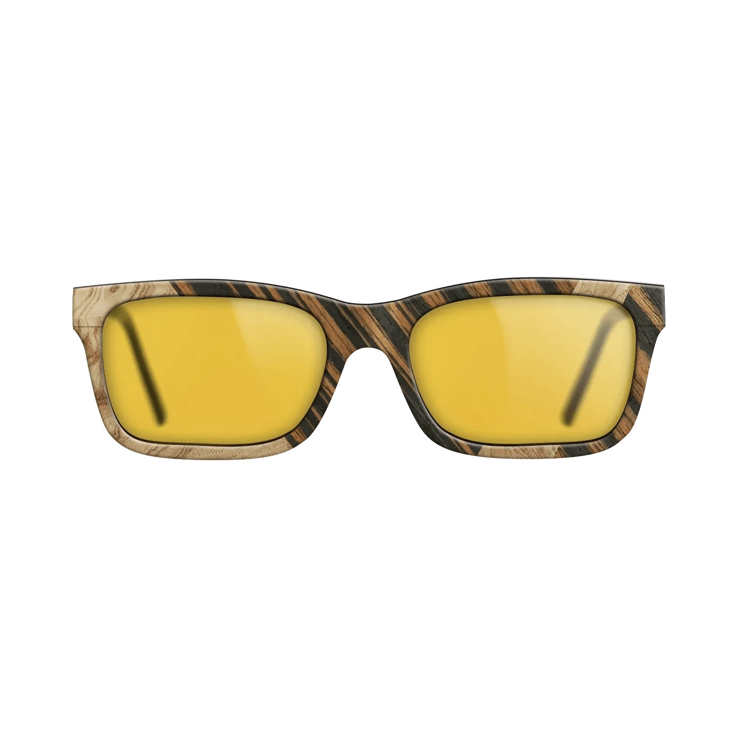 Poplar Dyed: Red,Olive Burl,Italian Ebony: Geometric - The Sage - Rectangle - 680 - SIRIS wood optic