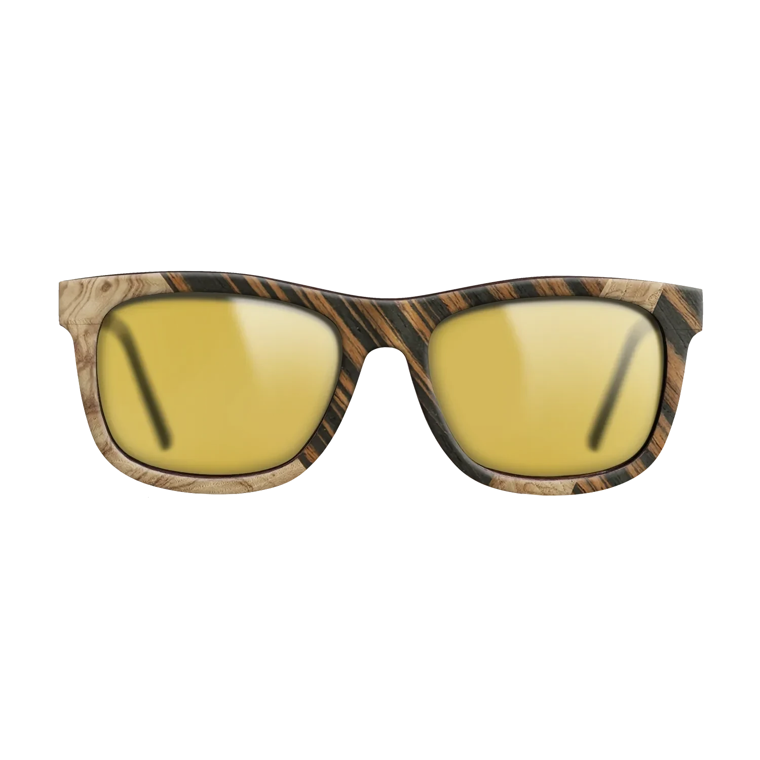 Poplar Dyed: Red,Olive Burl,Italian Ebony: Geometric - The Hero - Square - 680 - SIRIS wood optic
