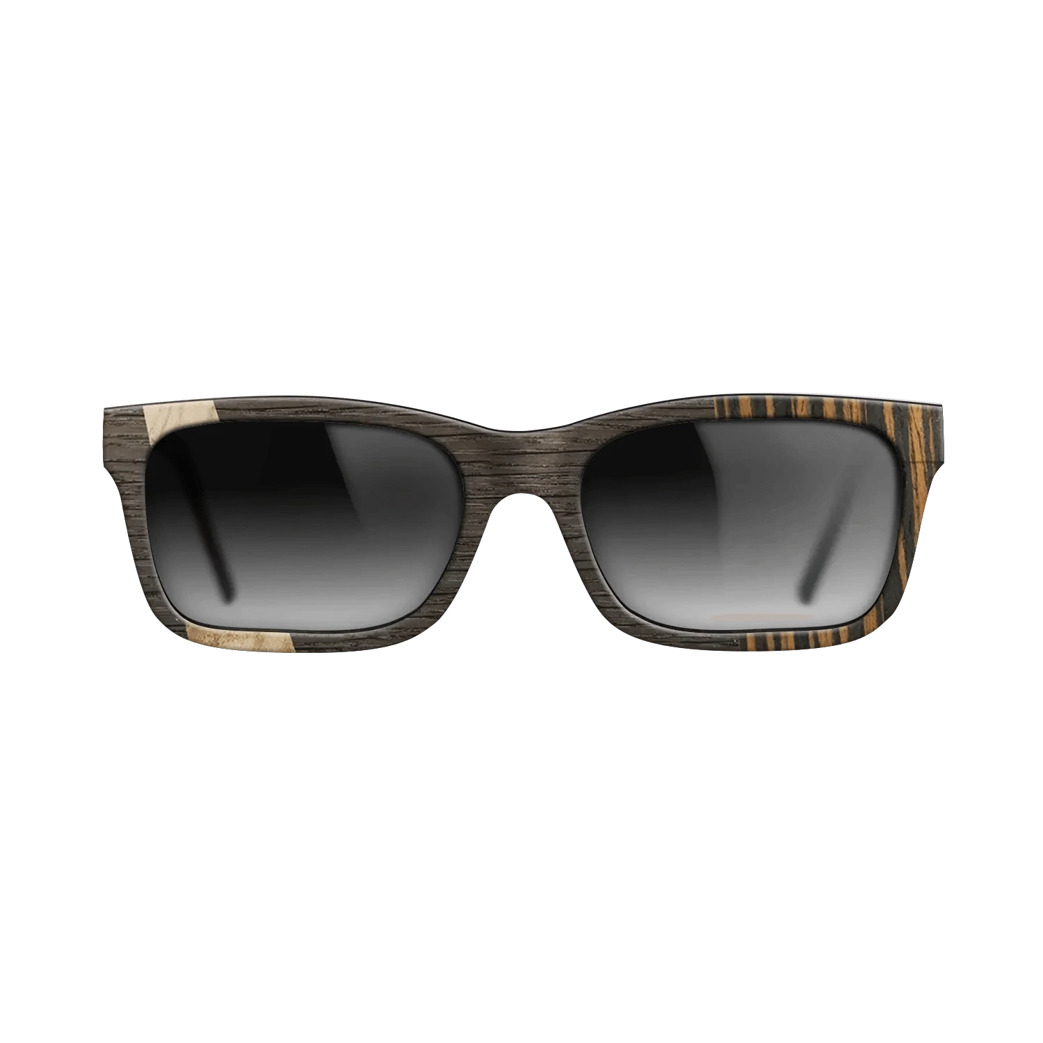 Olive Burl,Fumed Oak,Italian Ebony: Wedge - The Sage - Rectangle - 1609 - SIRIS wood optic
