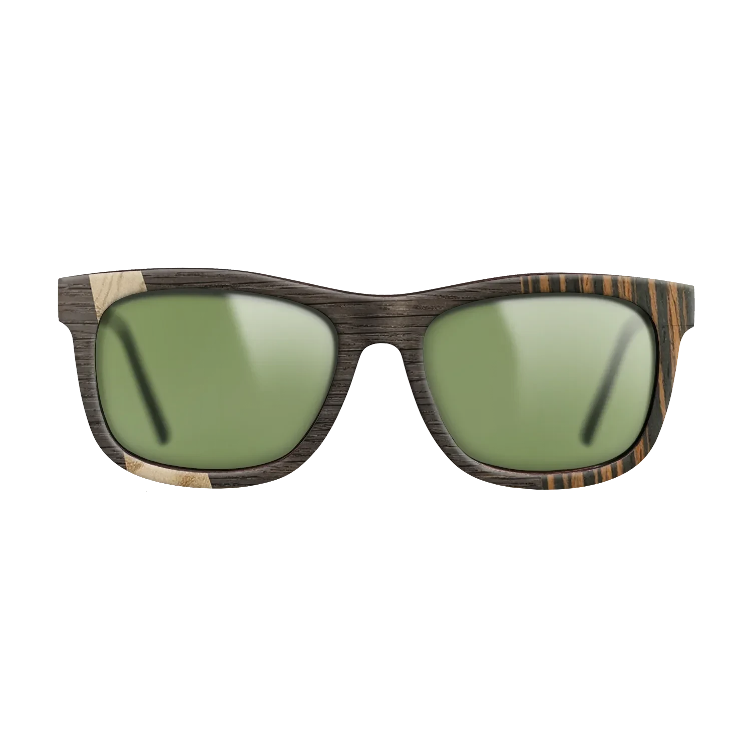 Olive Burl,Fumed Oak,Italian Ebony: Wedge - The Hero - Square - 1609 - SIRIS wood optic