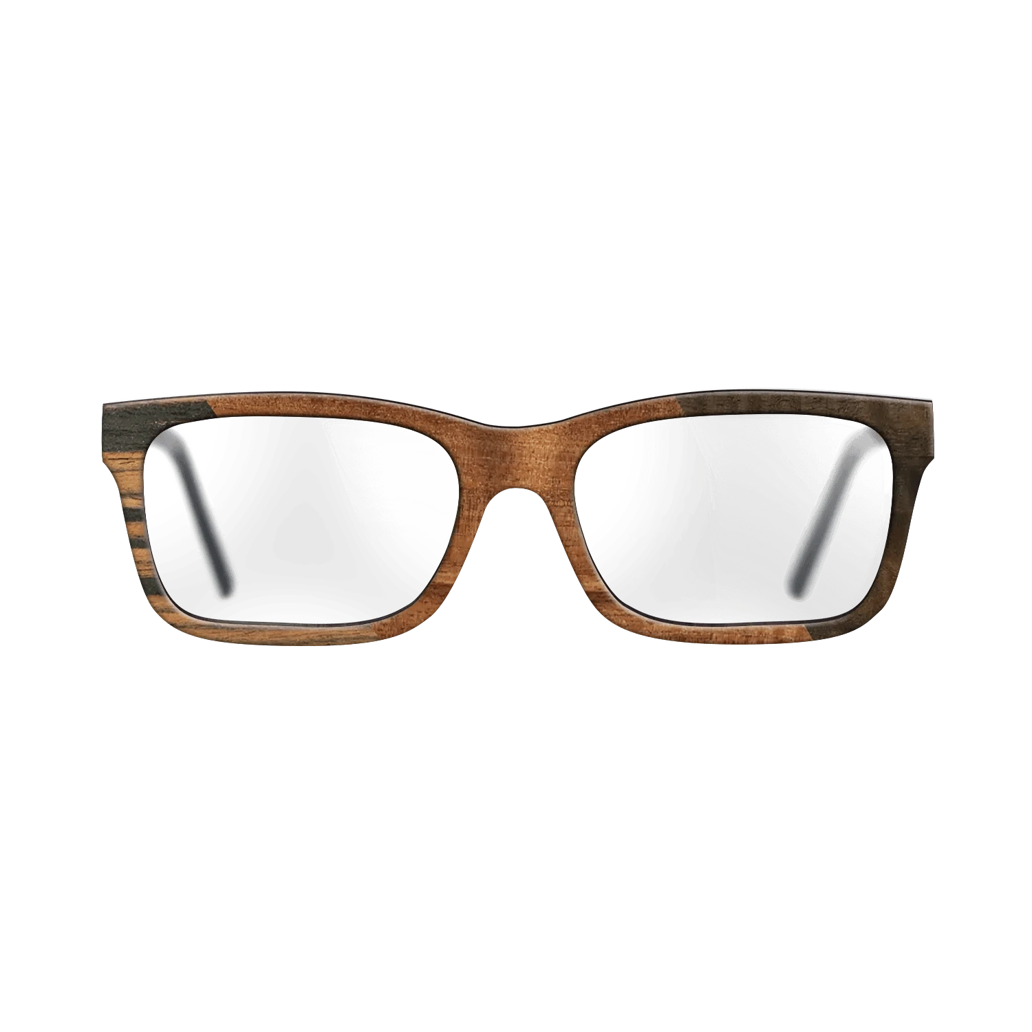 Walnut Burl,Italian Ebony,Koa,Fumed Eucalyptus: Angle Cut - The Sage - Rectangle - 915 - SIRIS wood optic