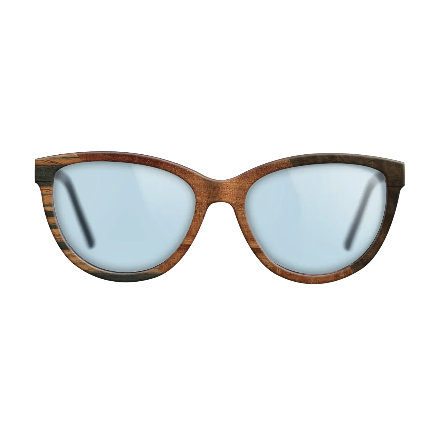 Walnut Burl,Italian Ebony,Koa,Fumed Eucalyptus: Angle Cut - The Maiden - Cat - 915 - SIRIS wood optic