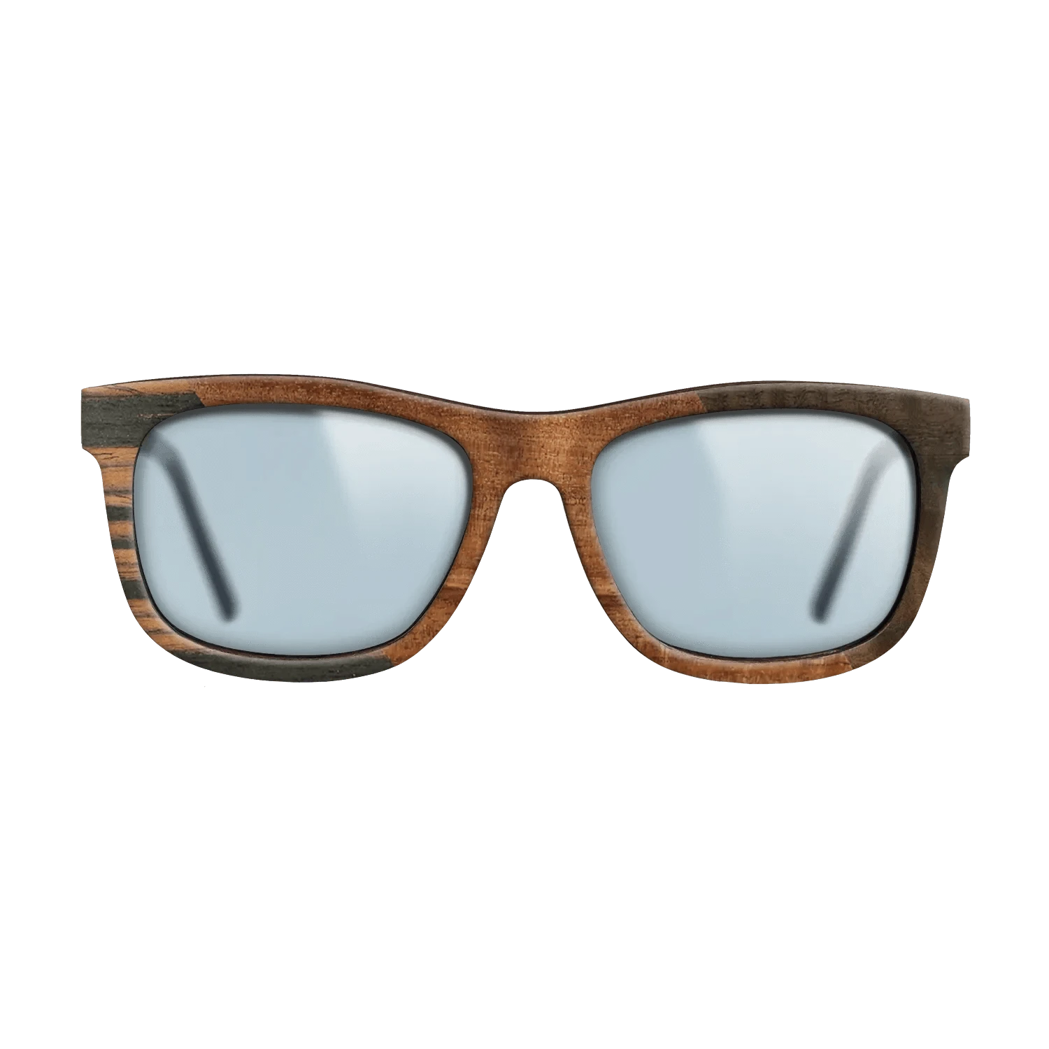 Walnut Burl,Italian Ebony,Koa,Fumed Eucalyptus: Angle Cut - The Hero - Square - 915 - SIRIS wood optic