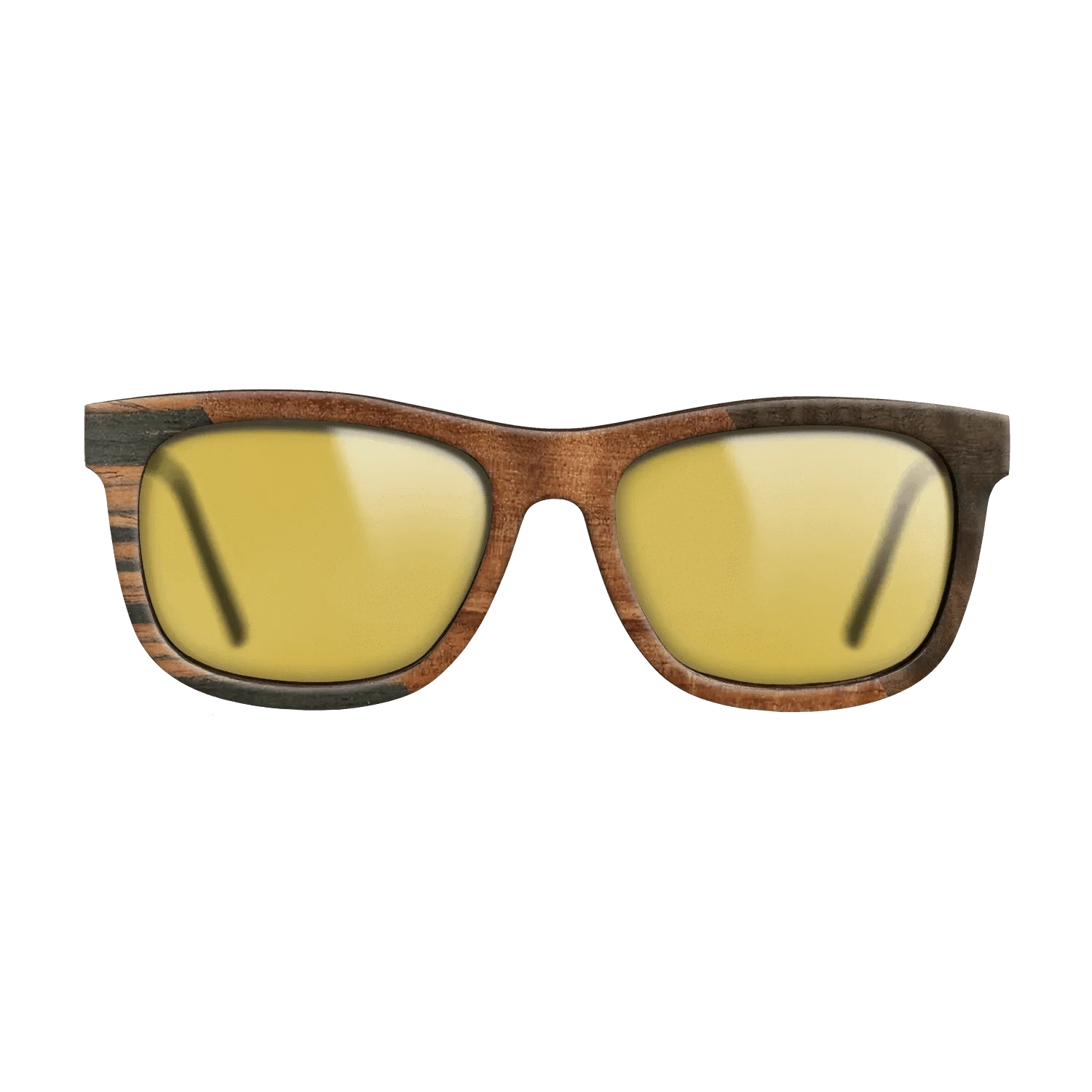 Walnut Burl,Italian Ebony,Koa,Fumed Eucalyptus: Angle Cut - The Hero - Square - 915 - SIRIS wood optic