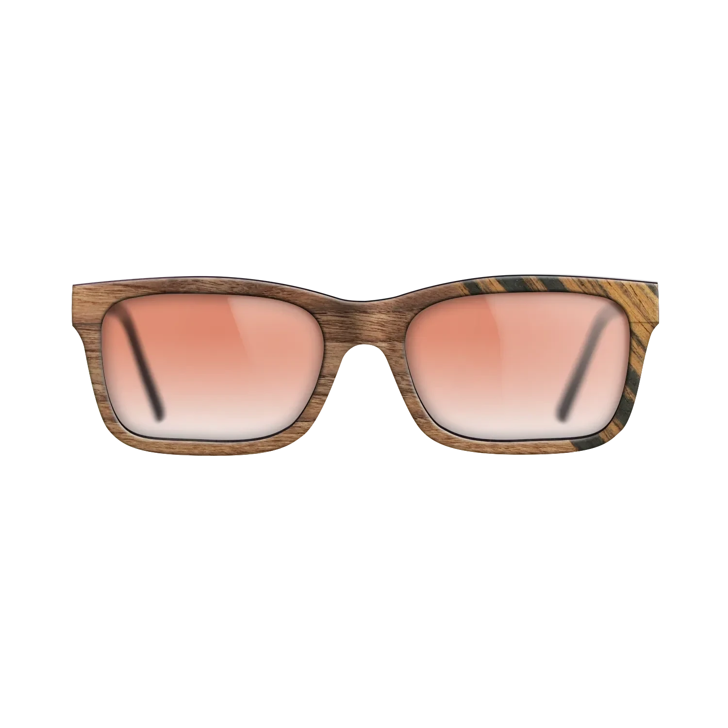 Walnut Claro Light,Italian Ebony: Dicut - The Sage - Rectangle - 952 - SIRIS wood optic