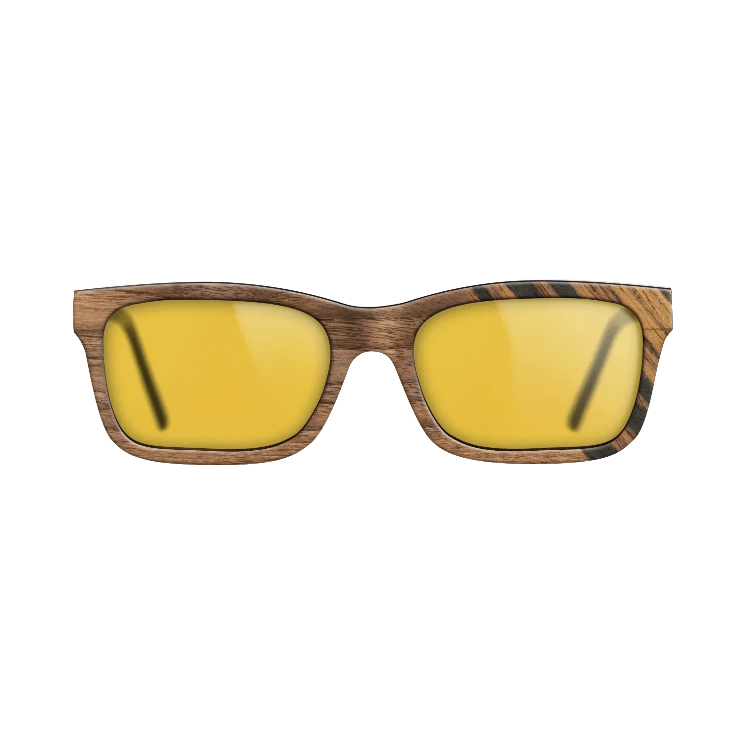 Walnut Claro Light,Italian Ebony: Dicut - The Sage - Rectangle - 952 - SIRIS wood optic